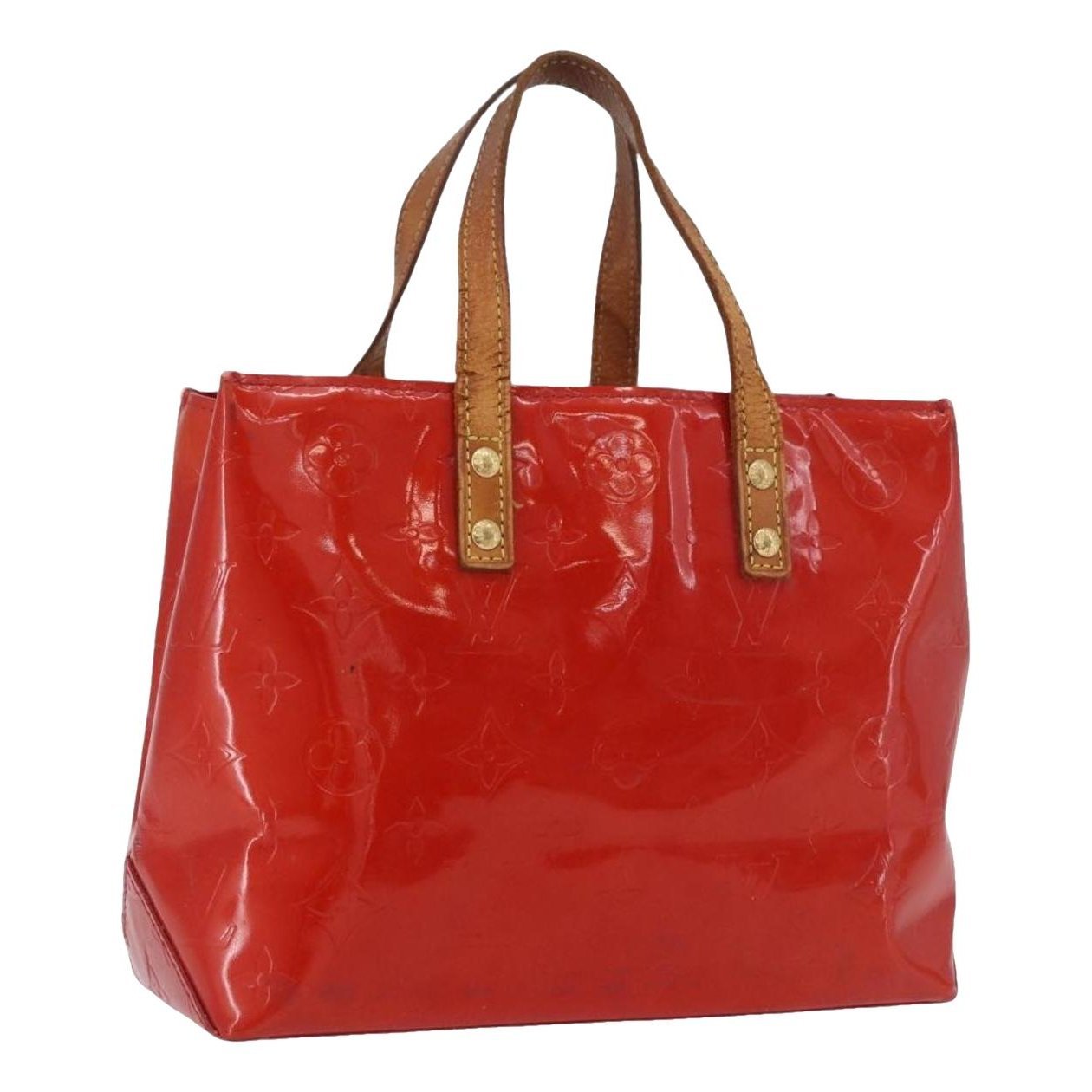 Reade patent leather handbag