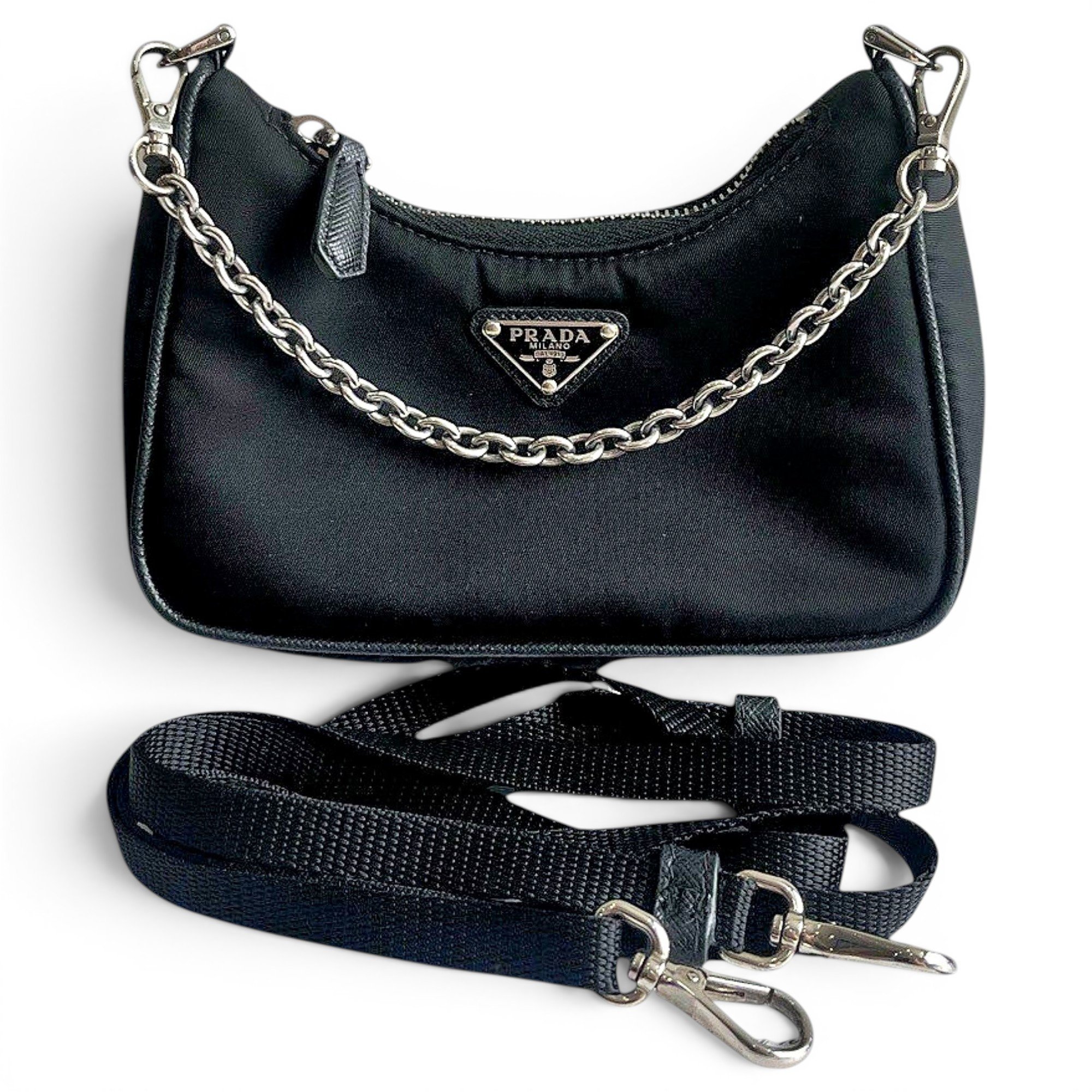 Re-edition cloth handbag