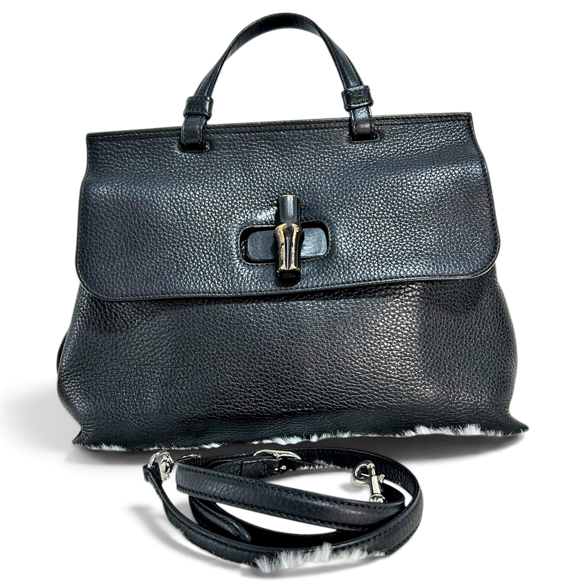 Bamboo Daily Top Handle leather handbag