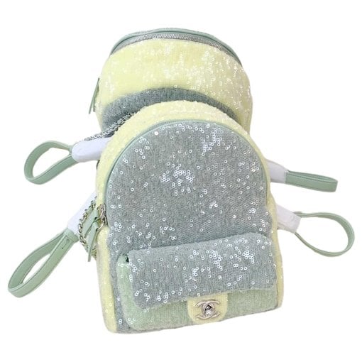 Leather backpack