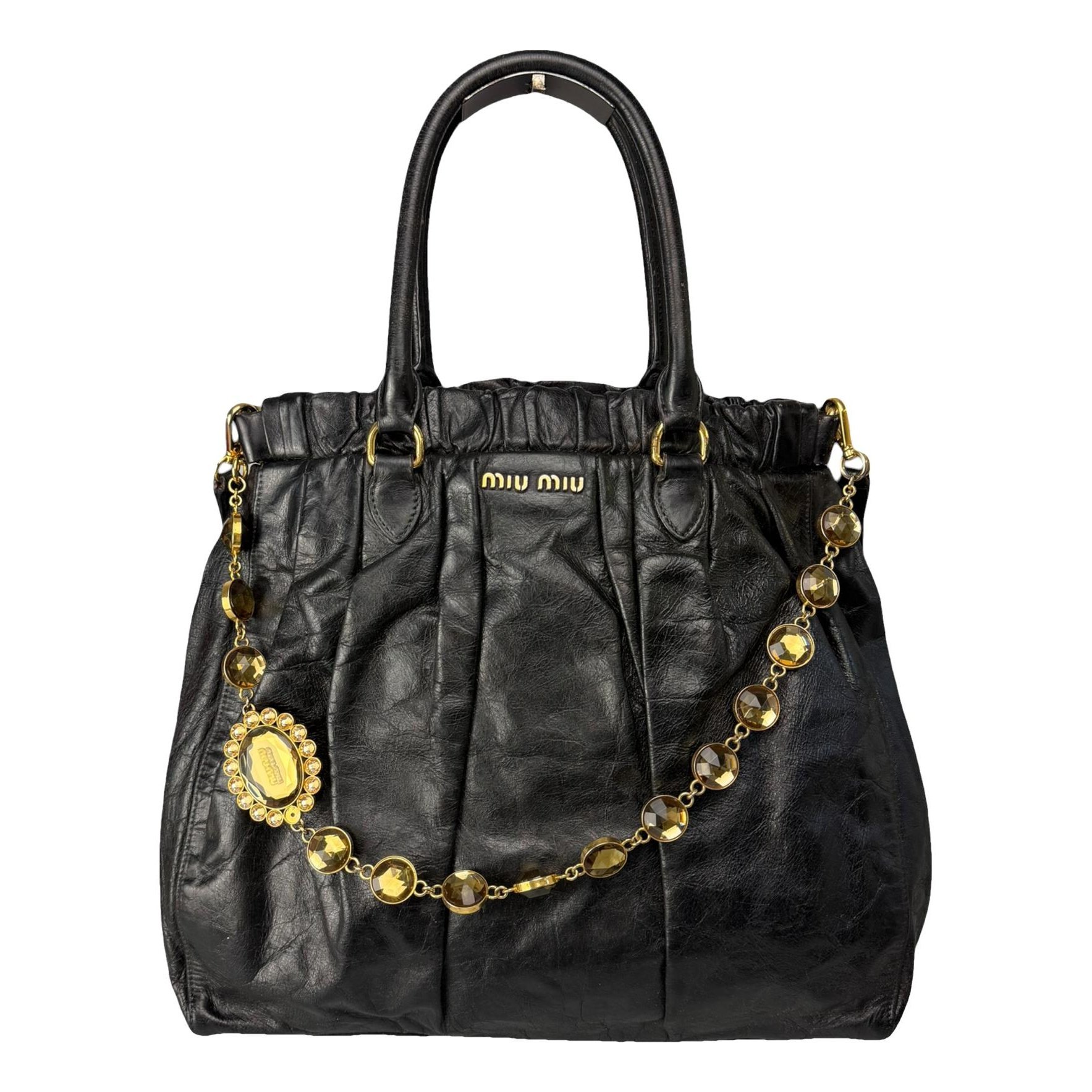 Vitello leather handbag