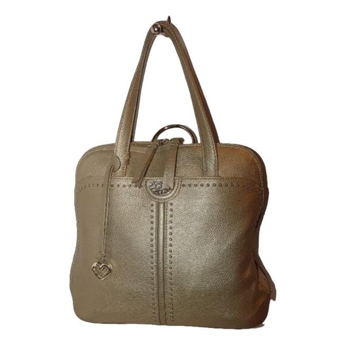 Leather backpack