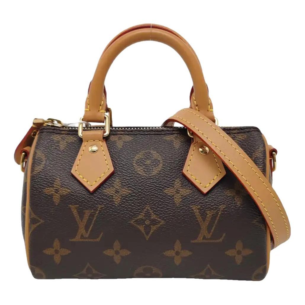 Louis Vuitton Nano Speedy / Mini HL leather handbag