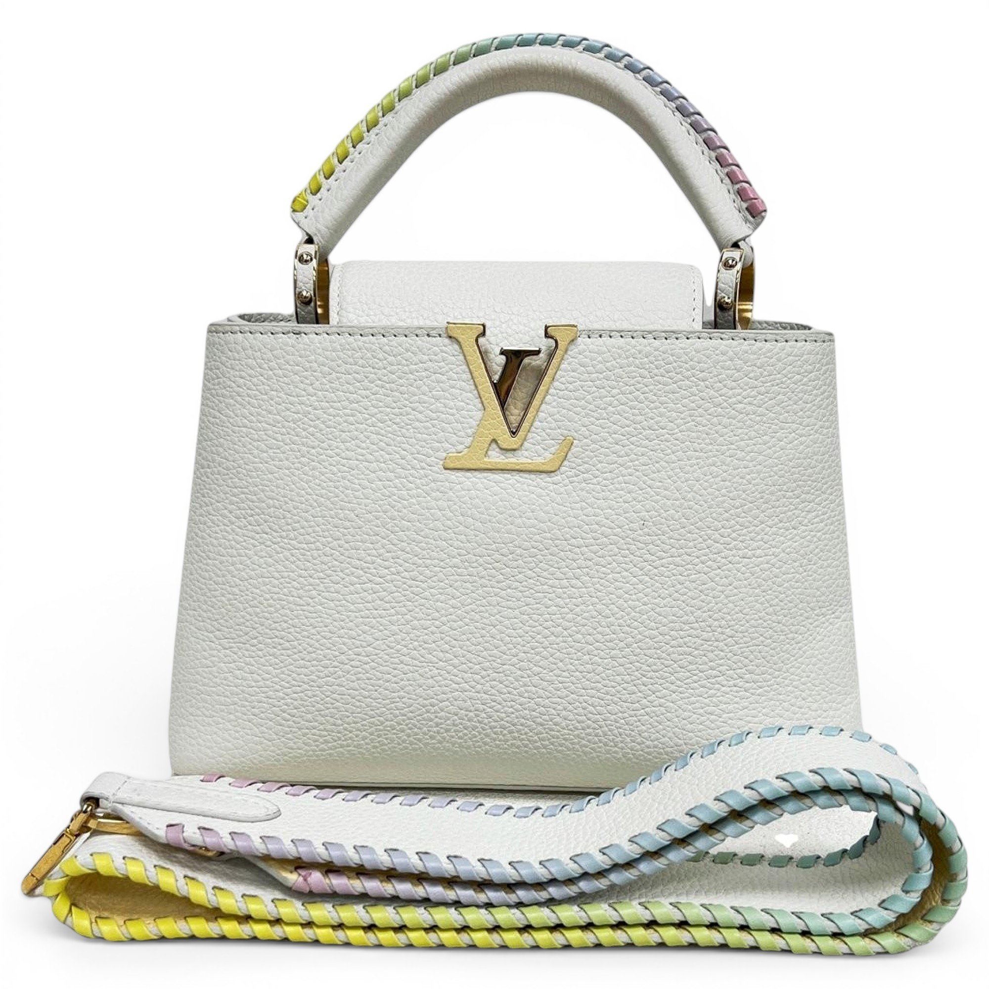 Capucines leather handbag