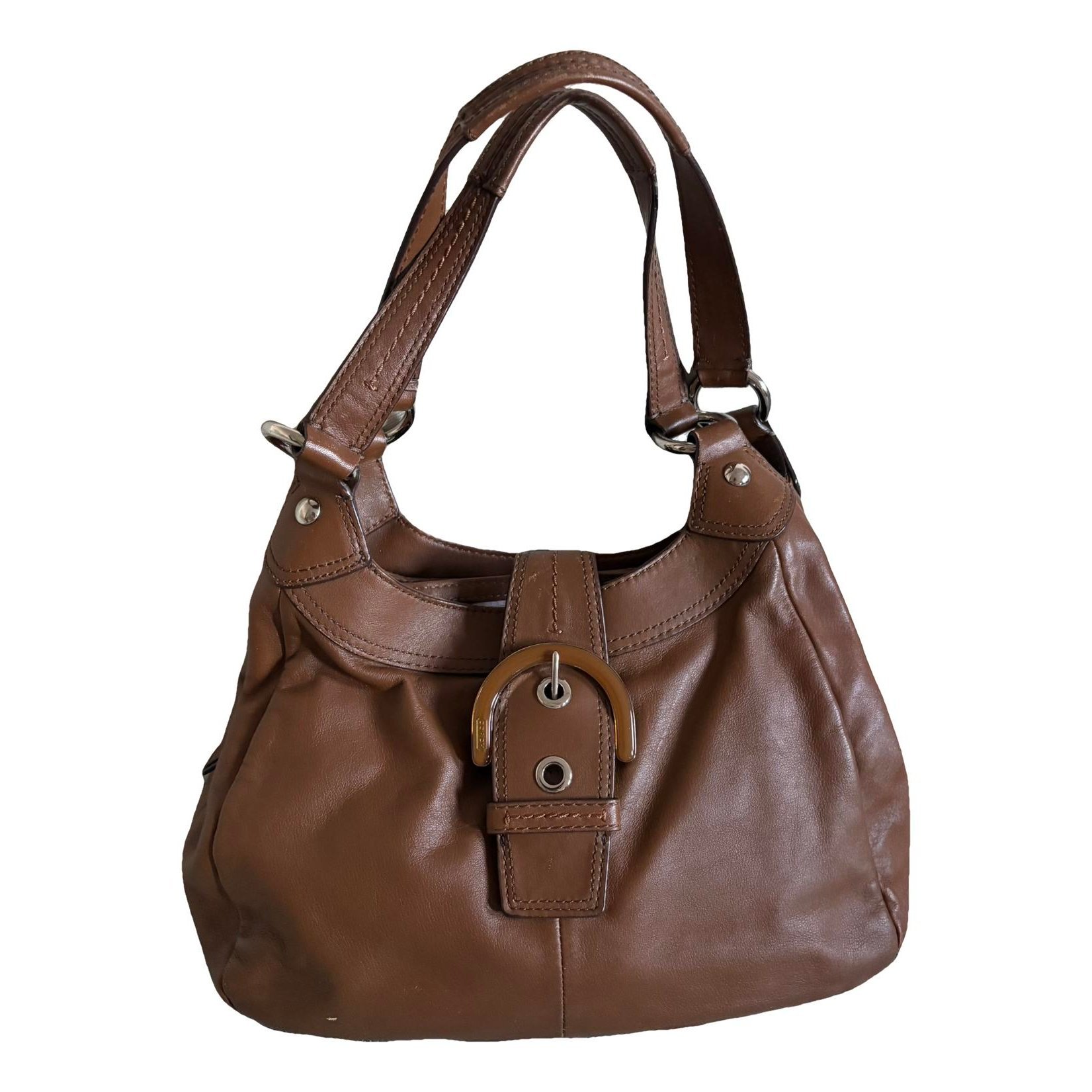 Signature Sufflette leather handbag
