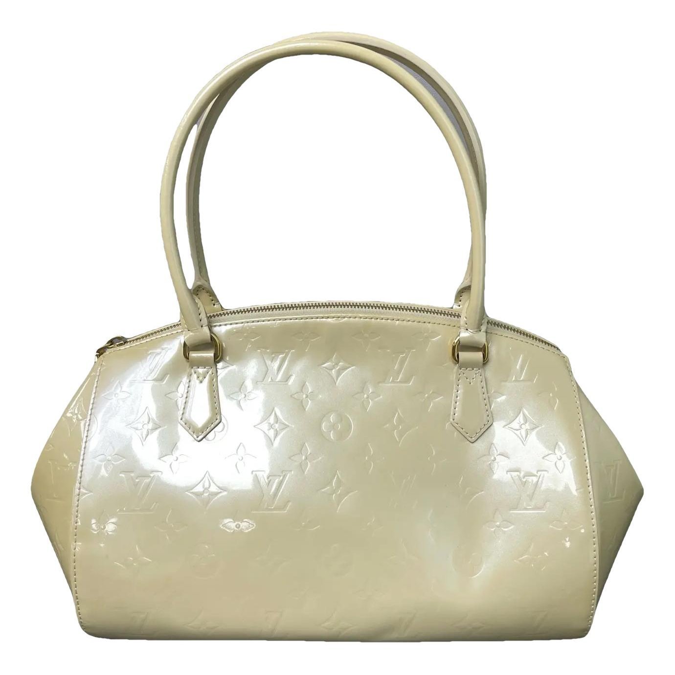 Sherwood patent leather handbag