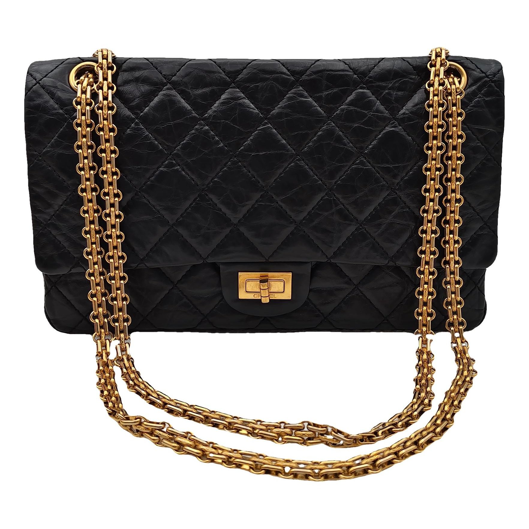 2.55 leather handbag