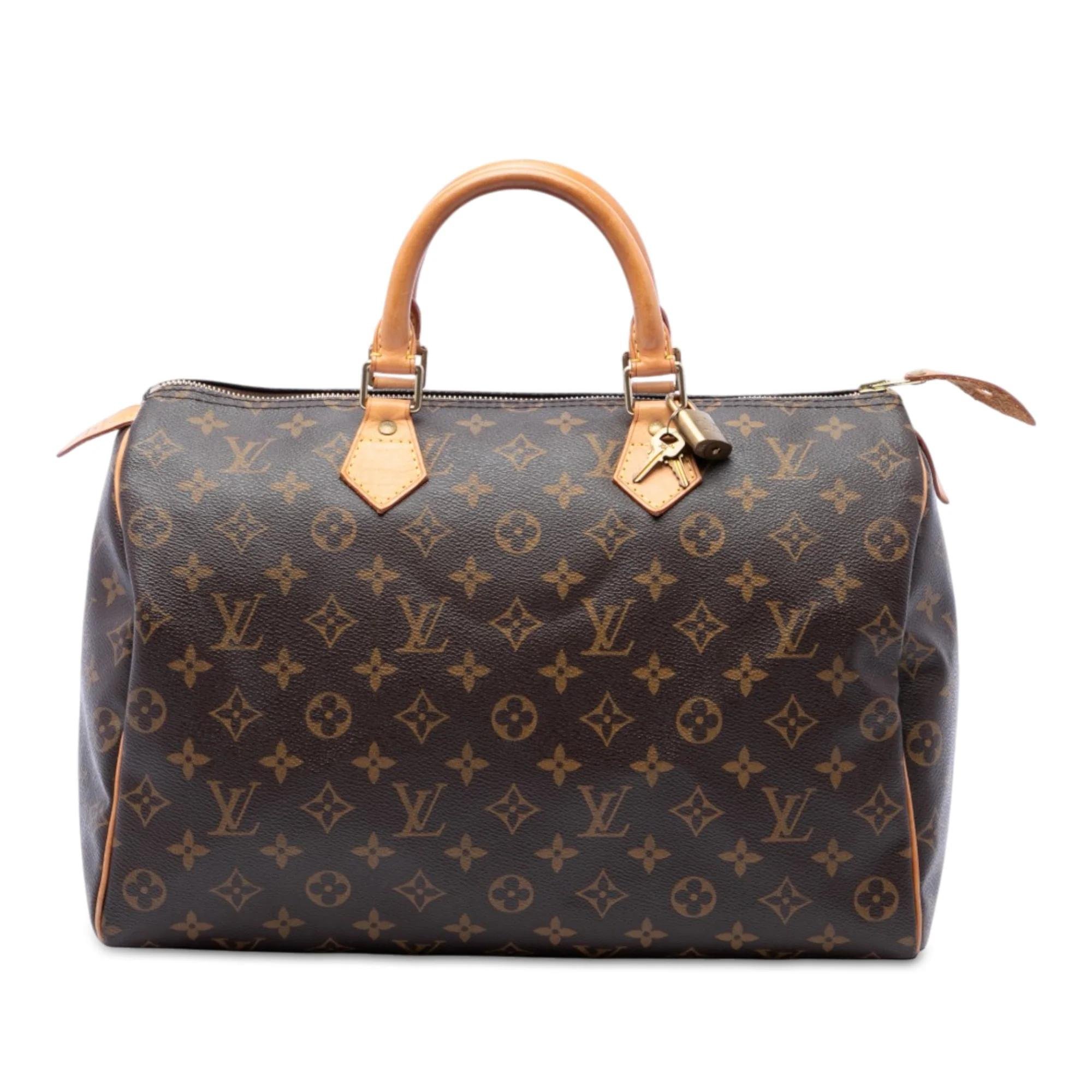 Speedy leather handbag