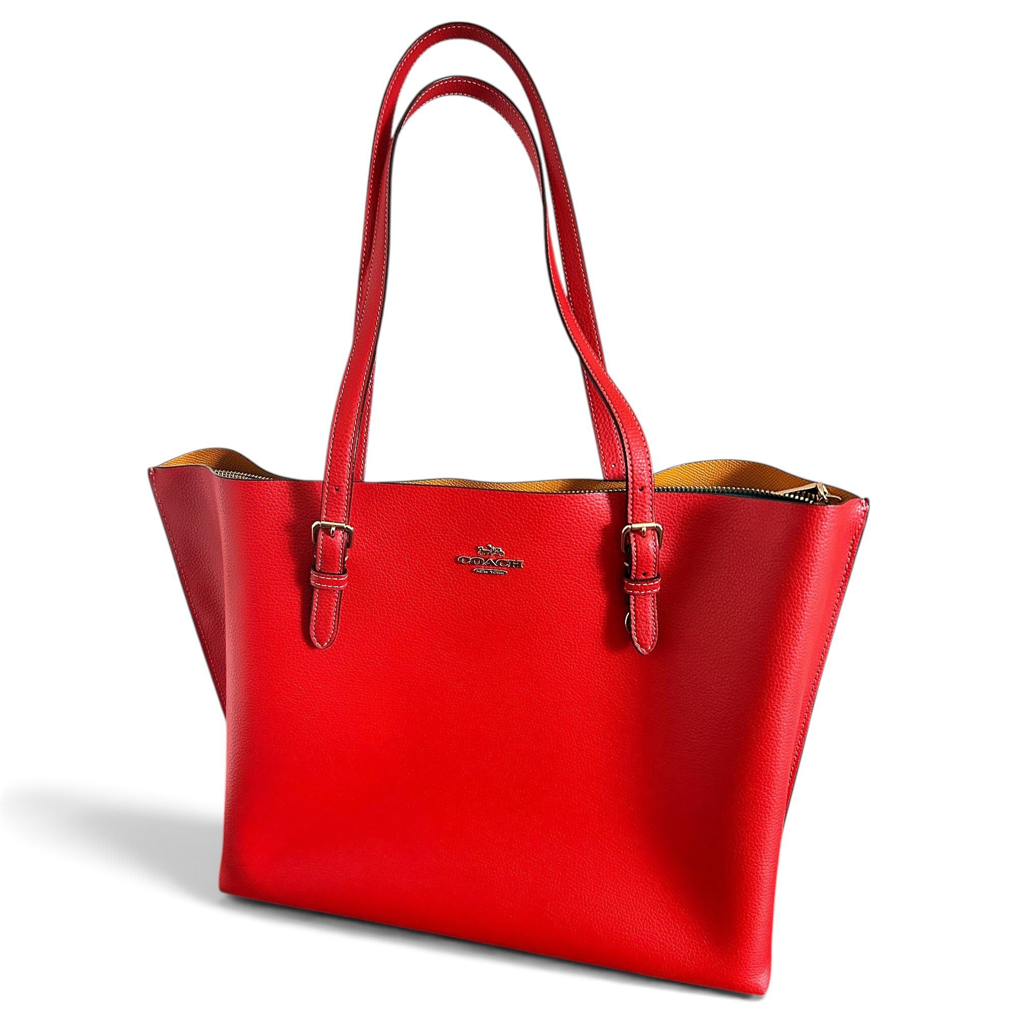 Leather tote