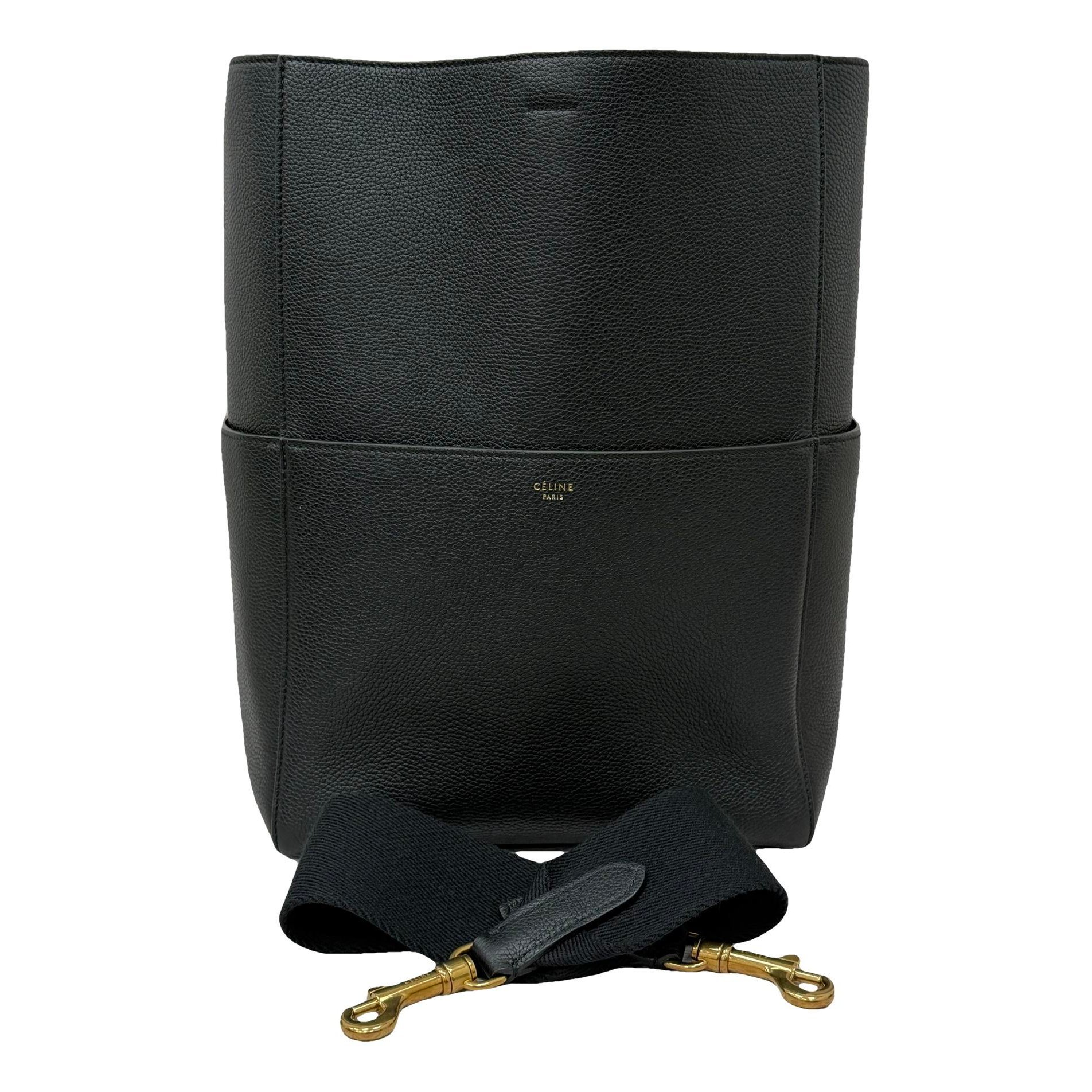 Seau Sangle leather handbag