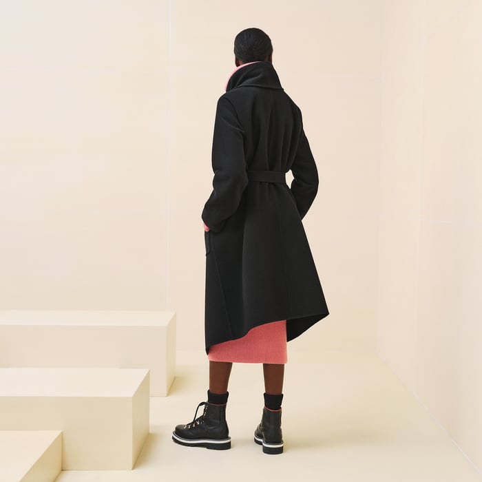 Noir Cashmere Coat
