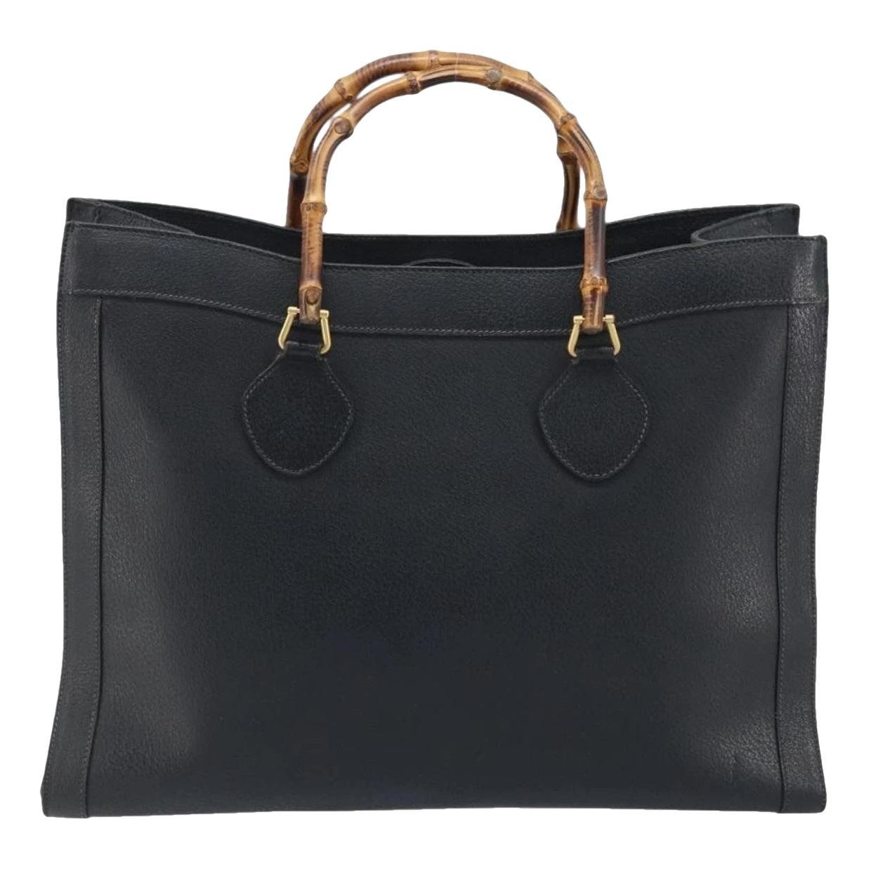 Leather tote