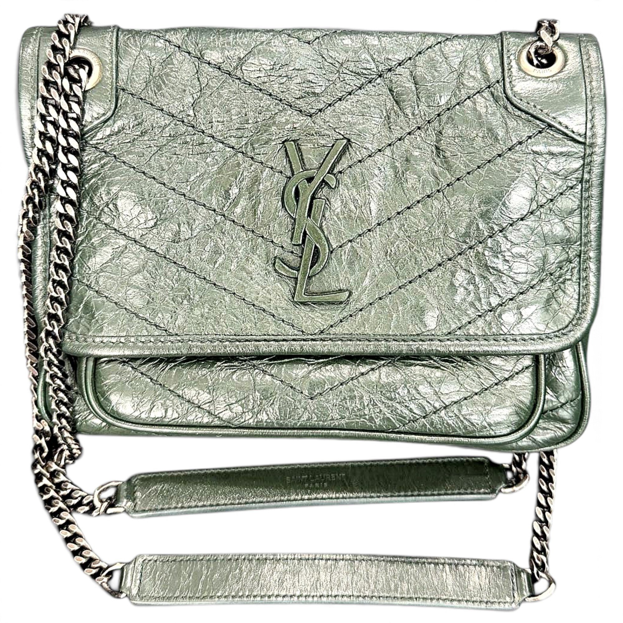 Niki leather crossbody bag