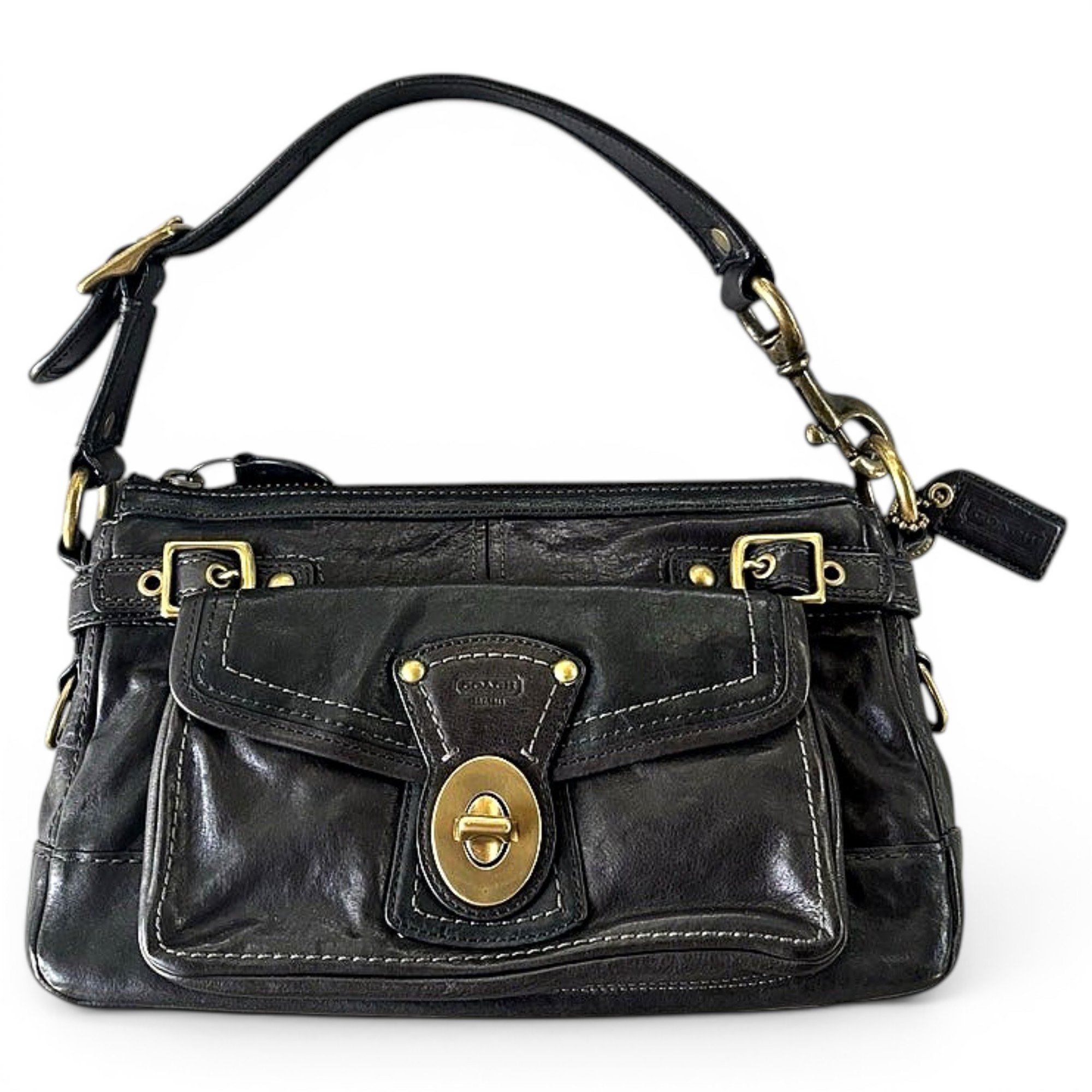 Leather handbag
