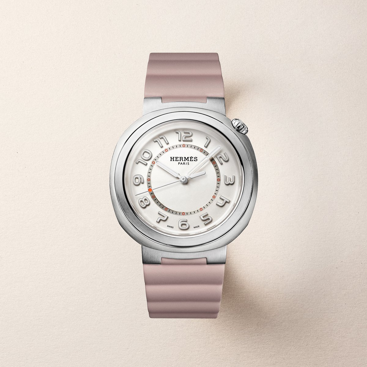 Sans Coloris Hermès Cut Watch, Large Model, 36 mm