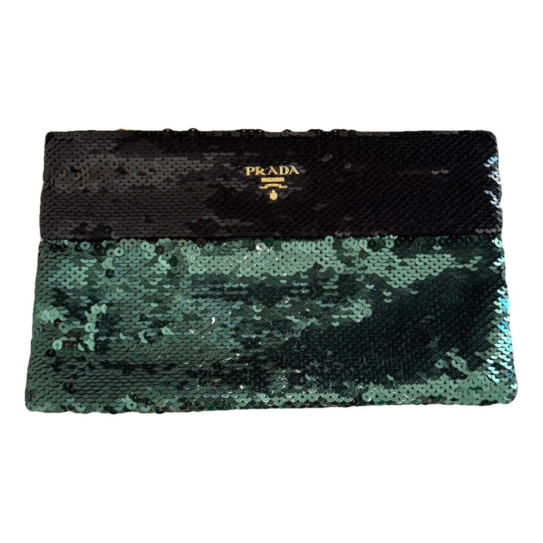 Glitter clutch bag