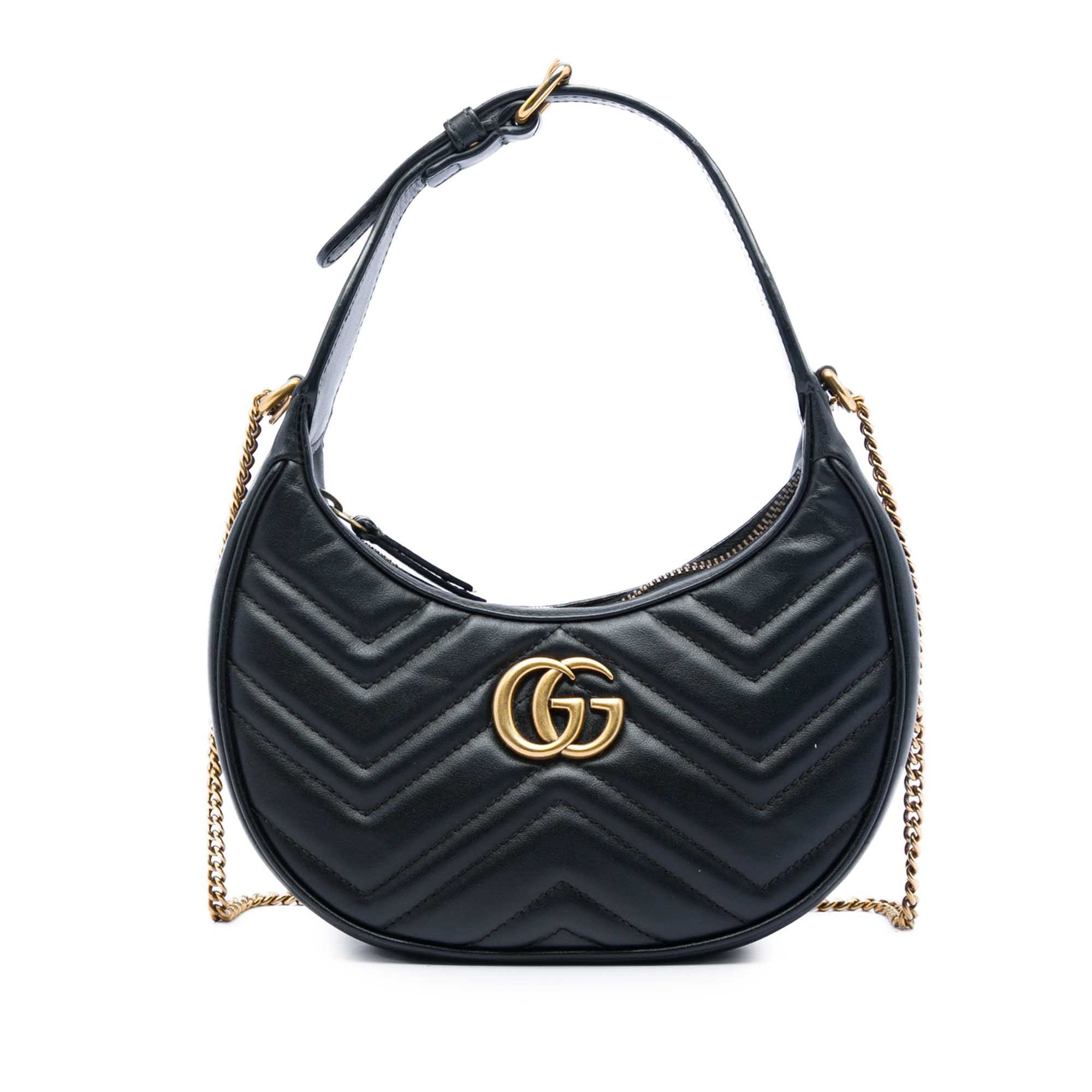GG Marmont pony-style calfskin handbag