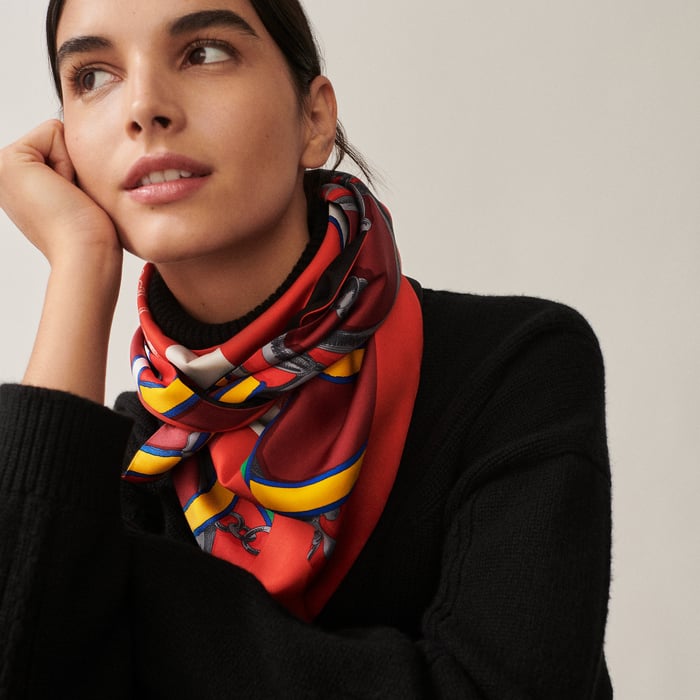 l'Instruction Du Roy Bayadere Souatine Triangle Scarf