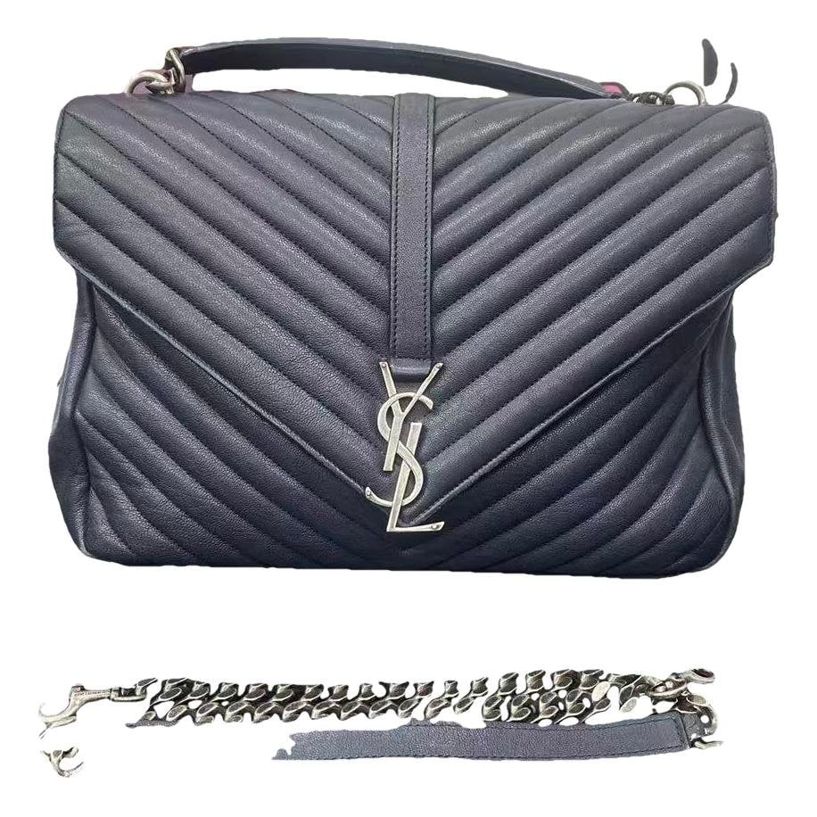 Collége monogramme leather handbag
