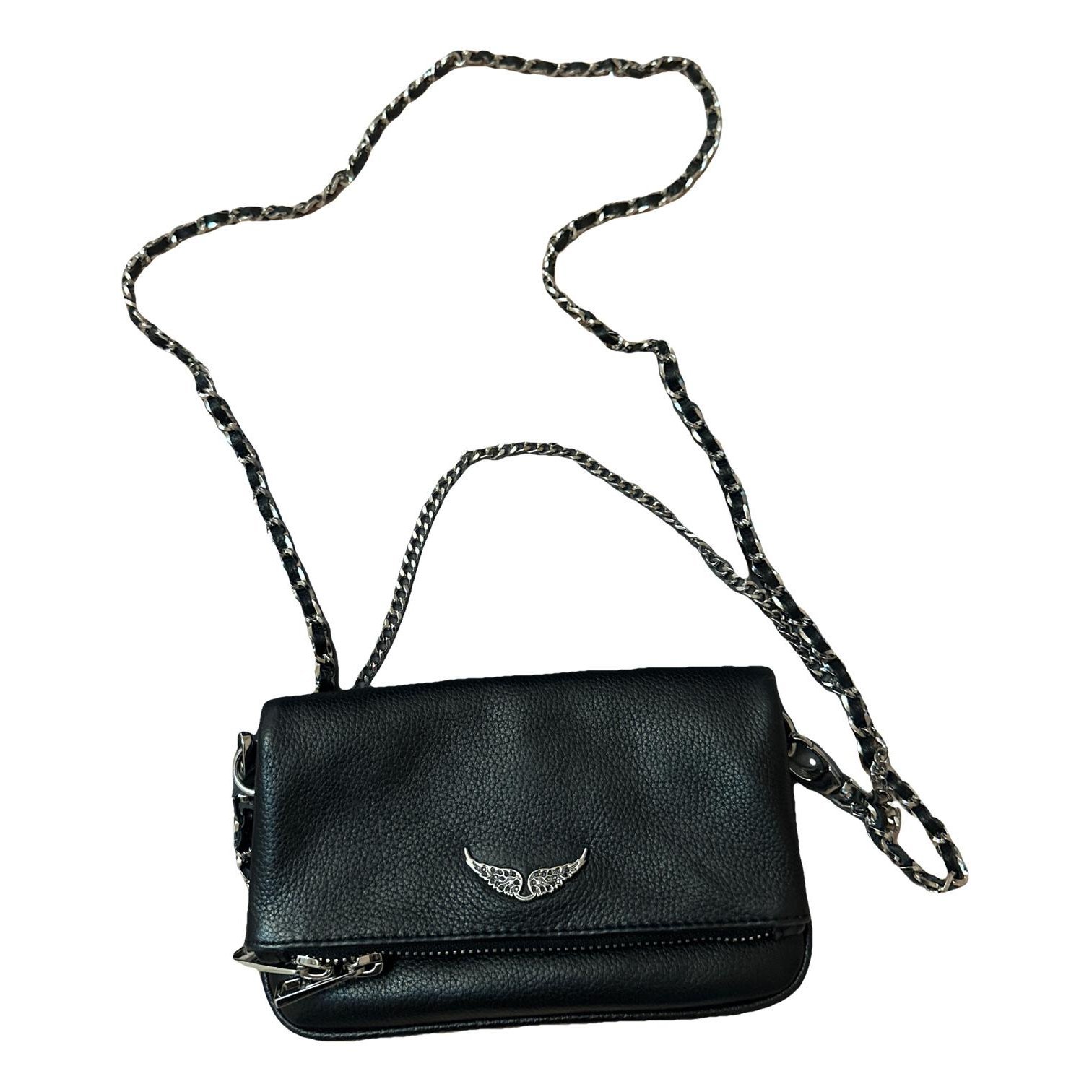 Rock leather crossbody bag