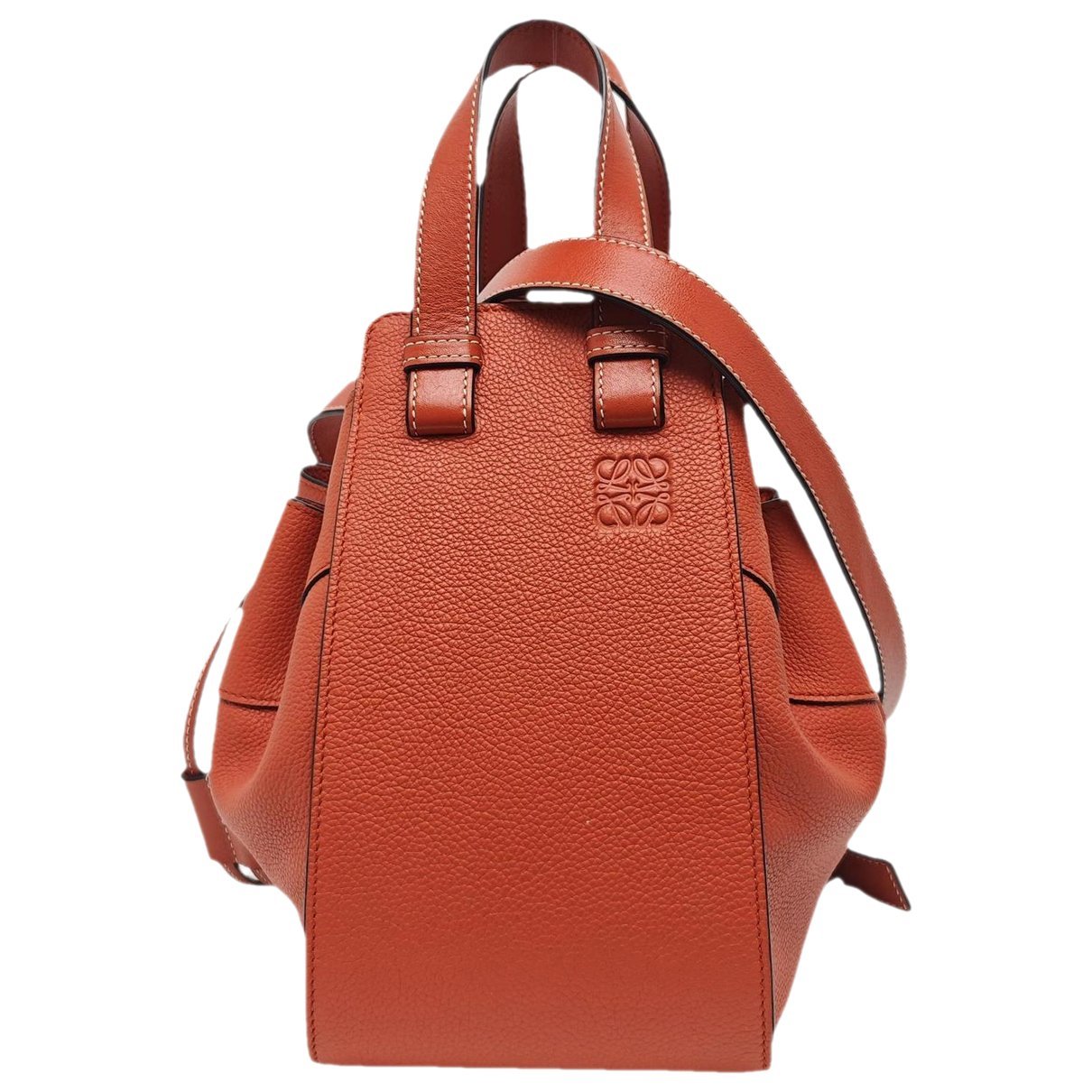 Hammock leather handbag