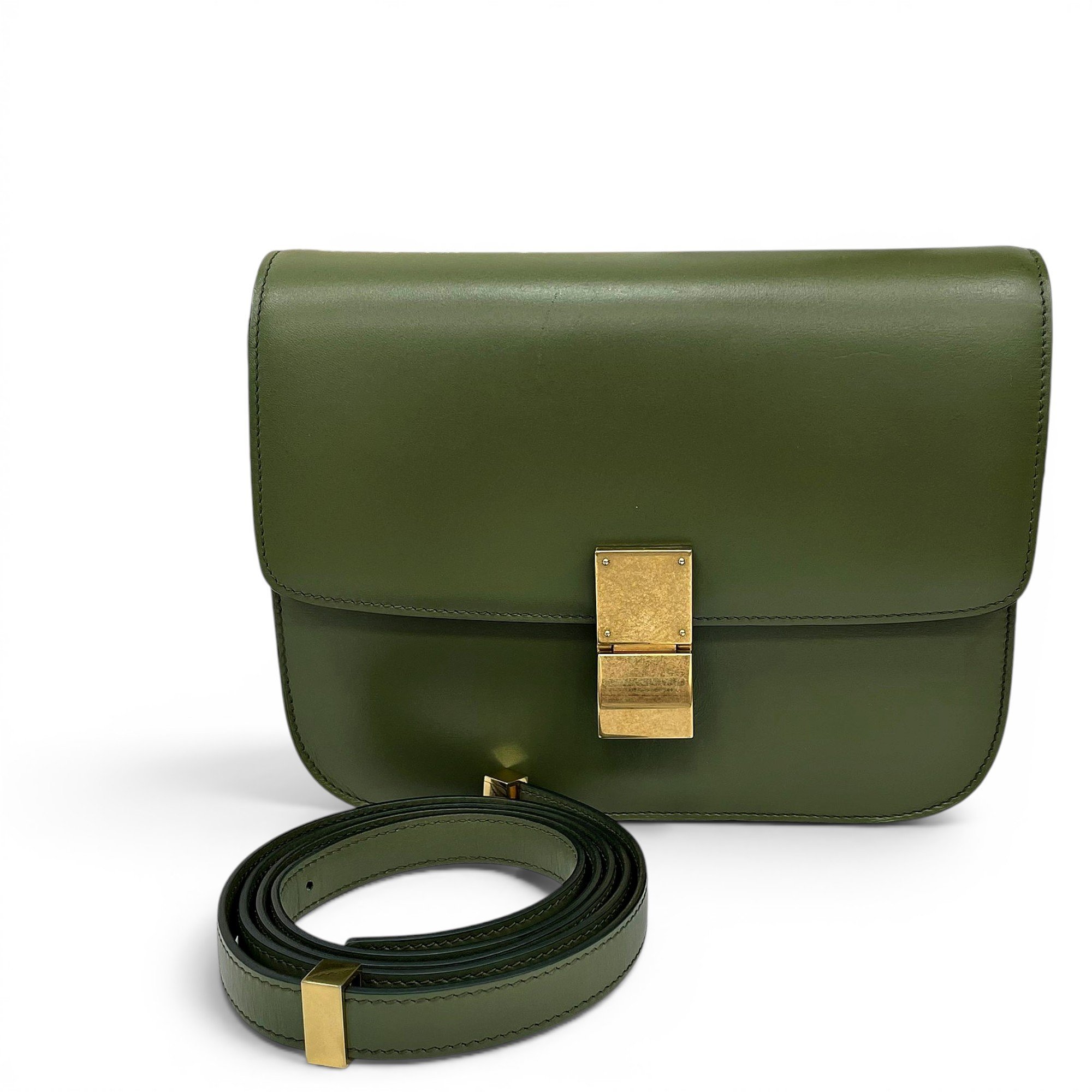Classic leather handbag
