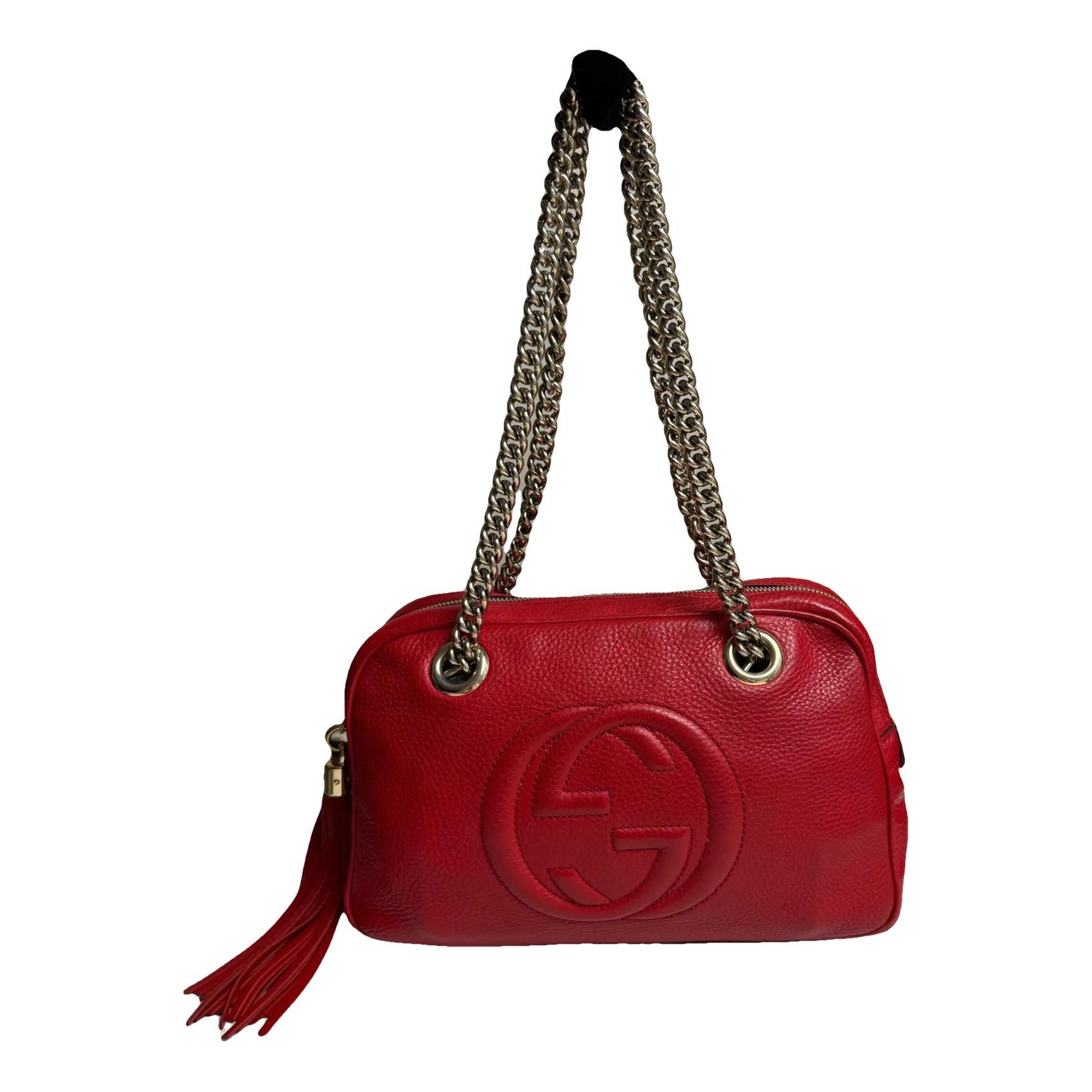 Soho Double Chain leather handbag
