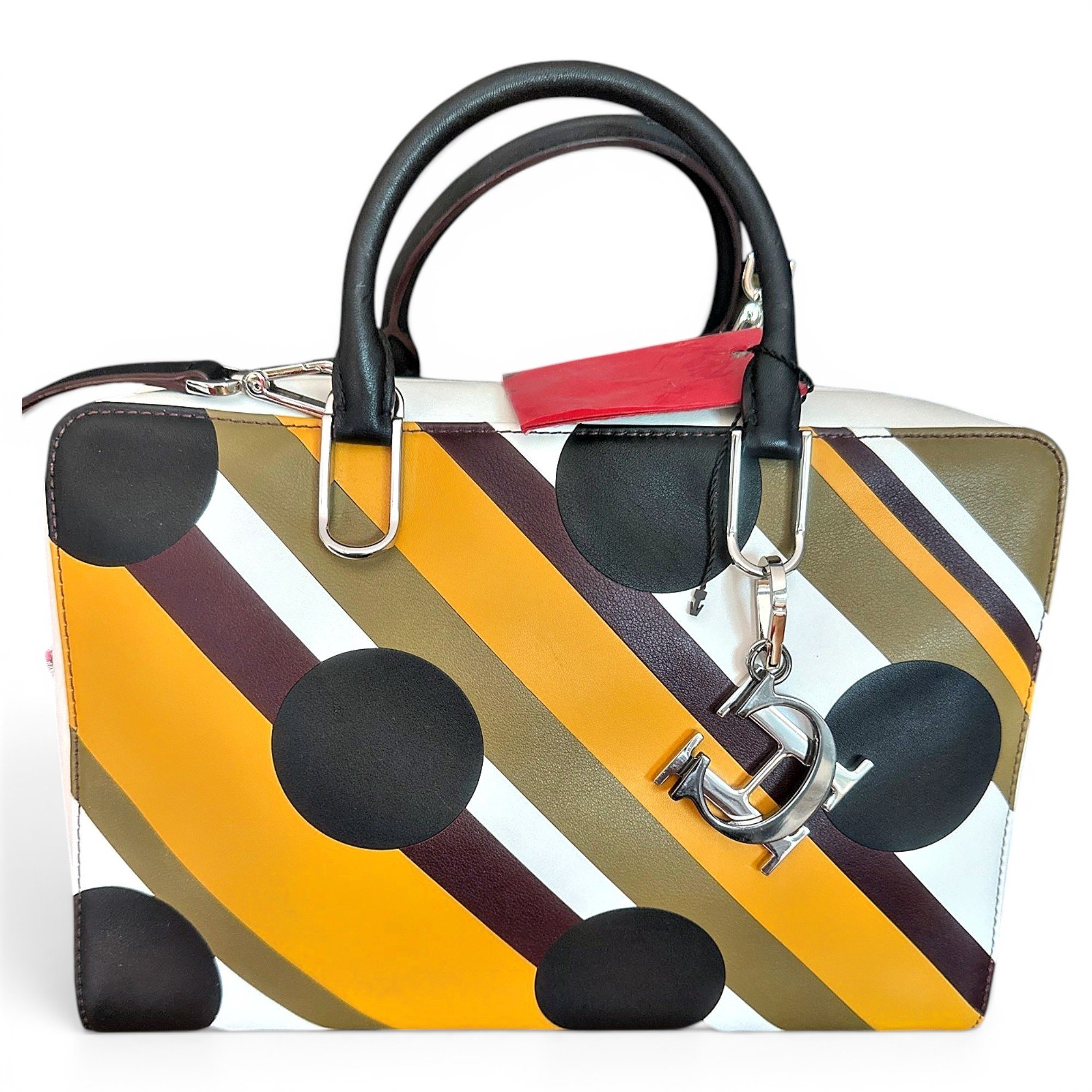 Leather bowling bag