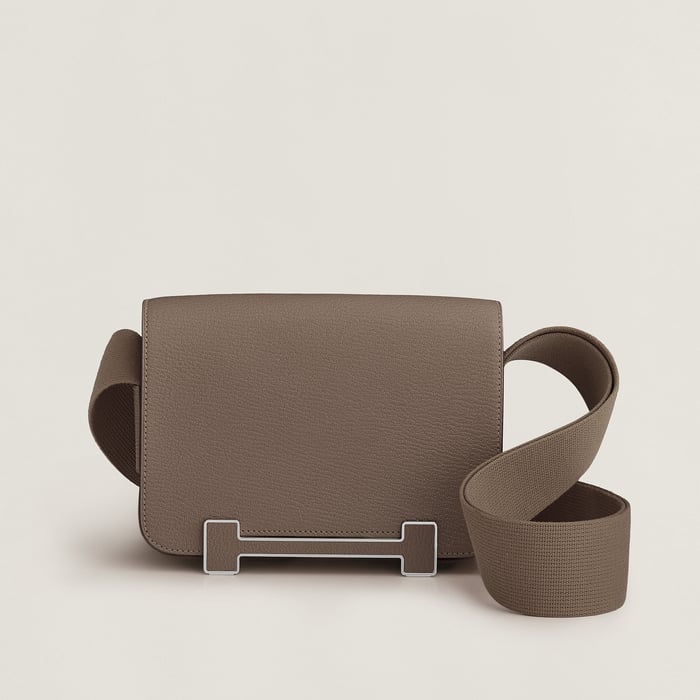 Étoupe Hermès Geta Bag