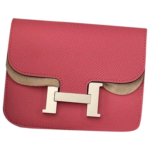 Constance leather clutch bag
