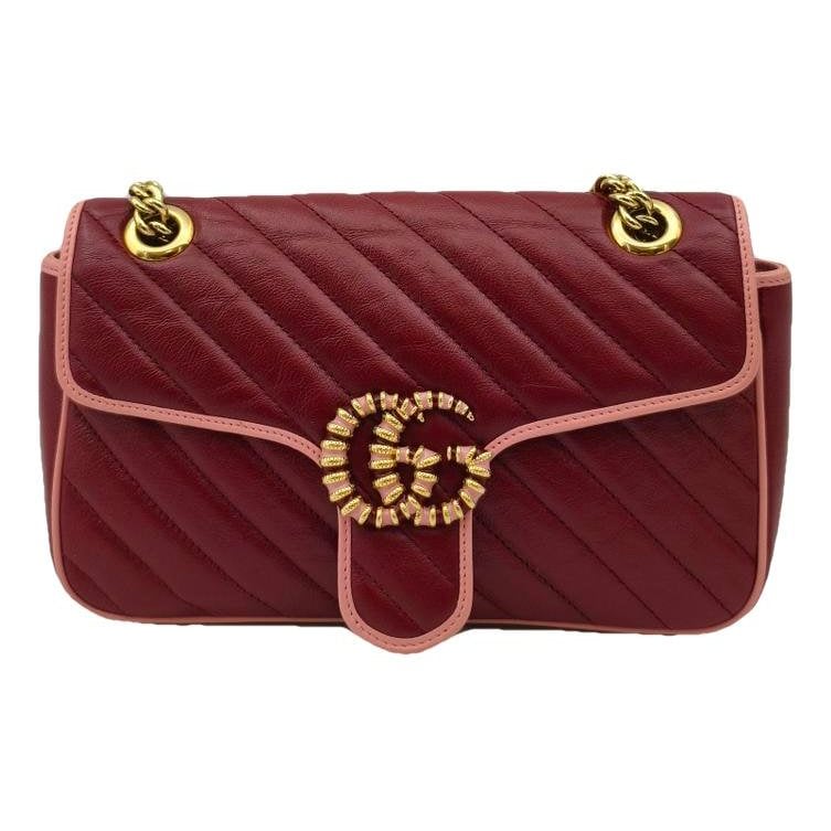 GG Marmont Flap leather crossbody bag
