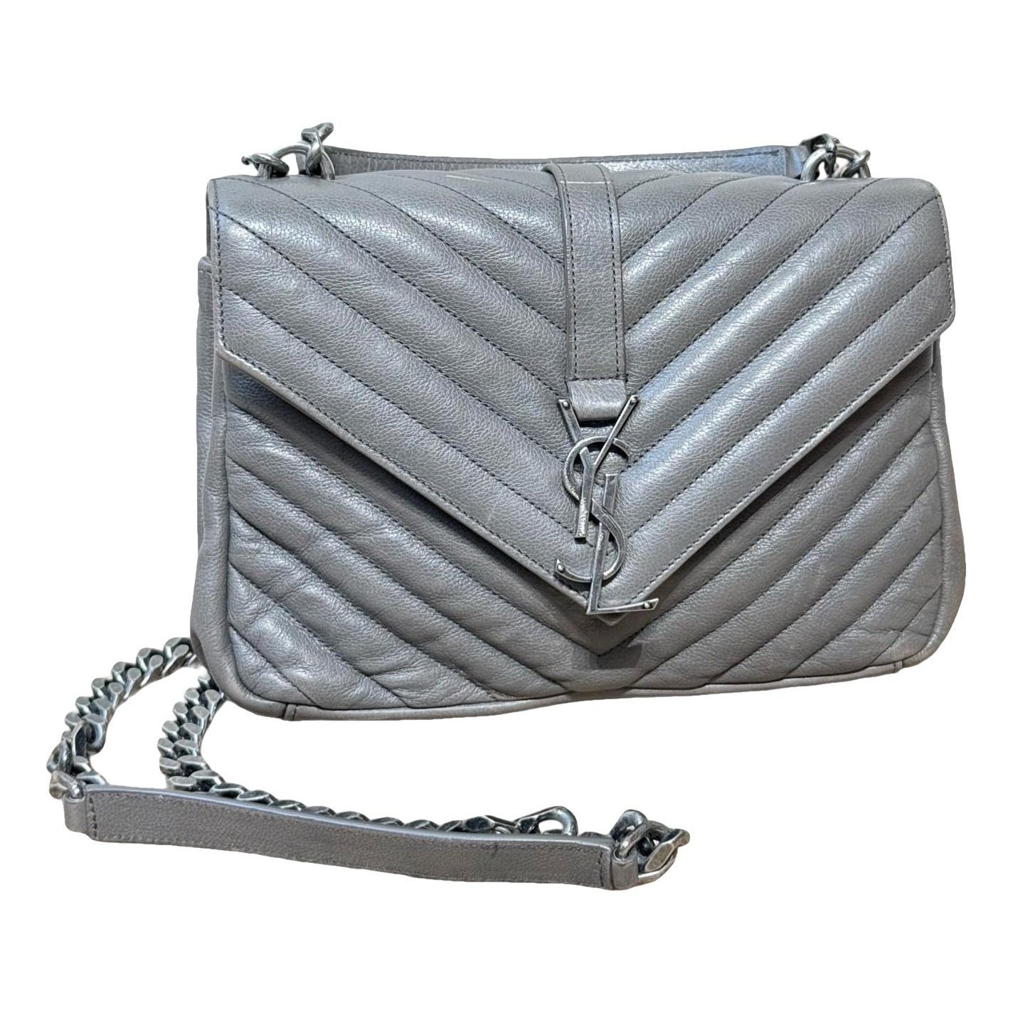 Collége monogramme leather handbag