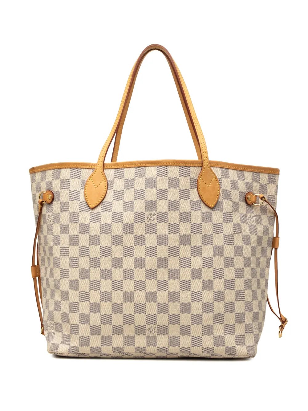 2013 Damier Azur Neverfull MM tote bag