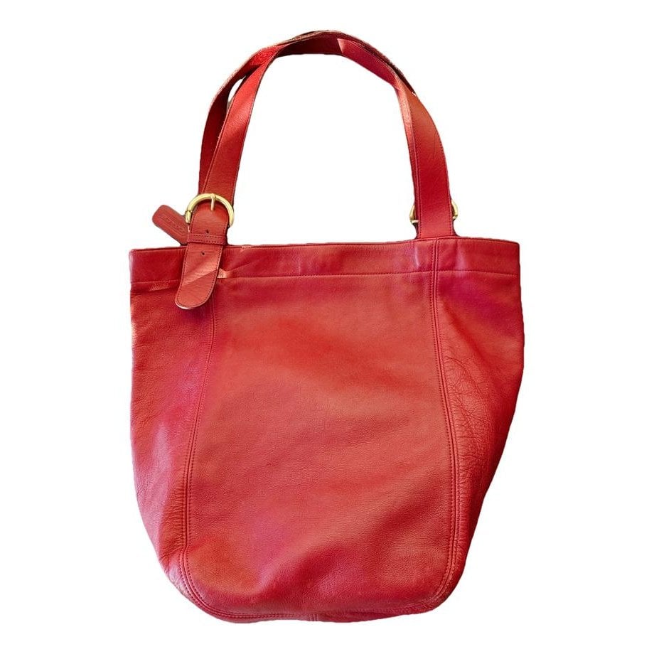 CITY ZIP TOTE leather tote