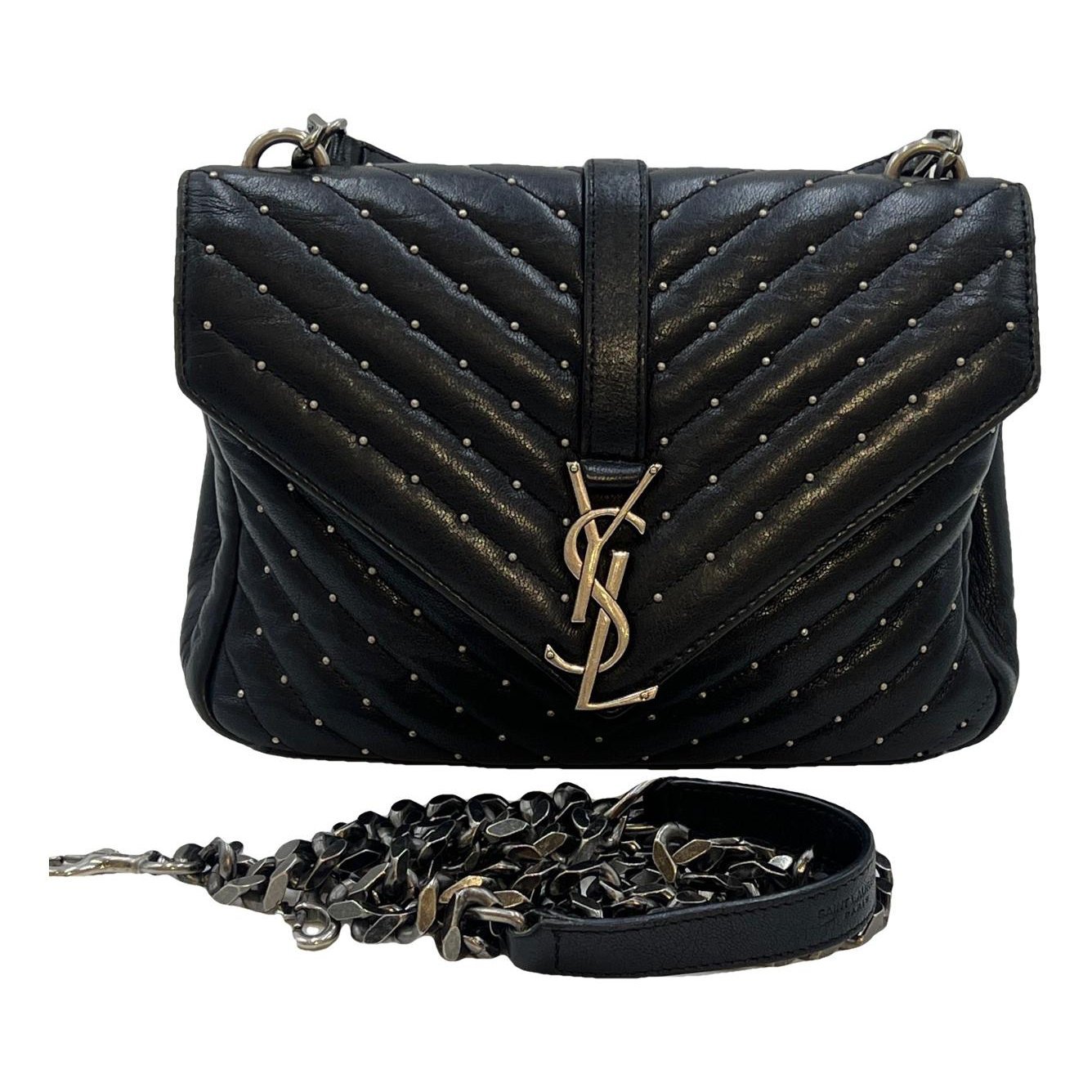 Collége monogramme leather handbag