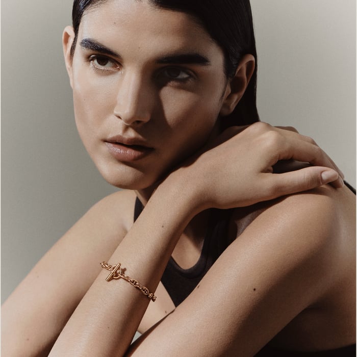 Sans Coloris Chaine d'Ancre Bracelet, Very Small Model
