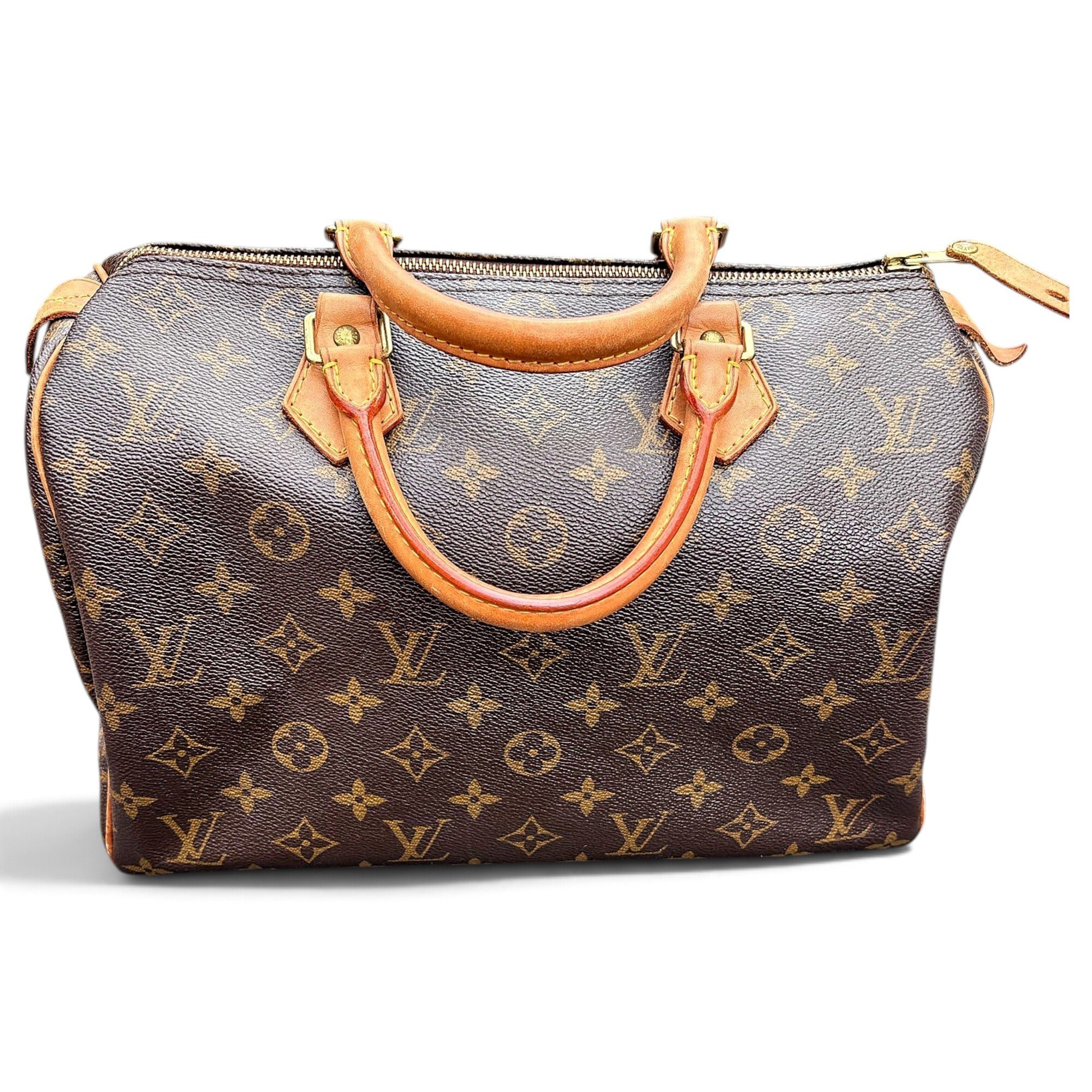 Speedy leather handbag