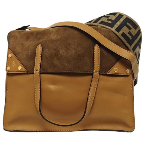 Flip leather handbag