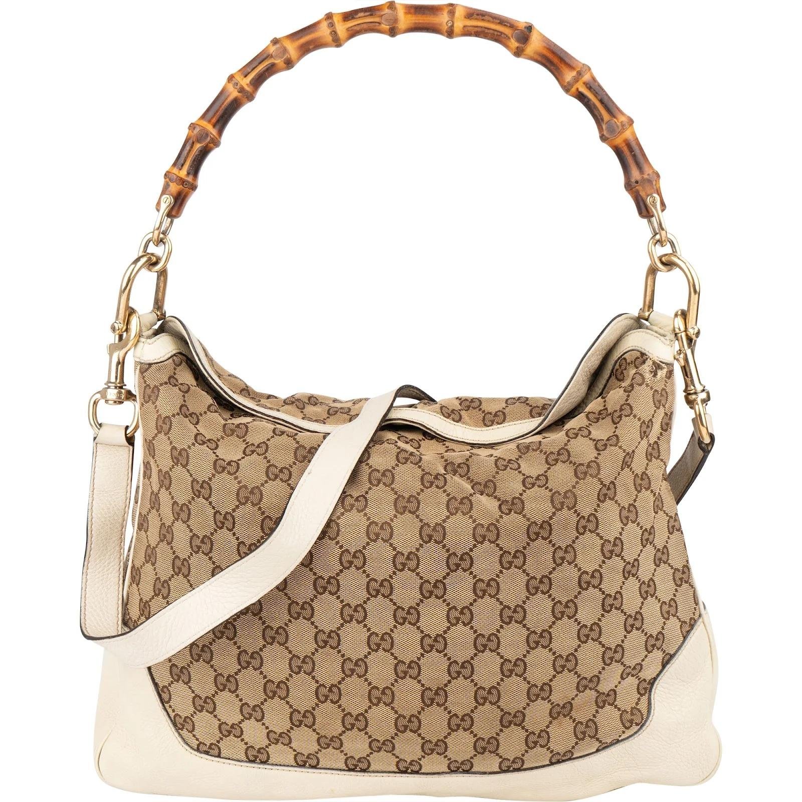 Bamboo leather handbag