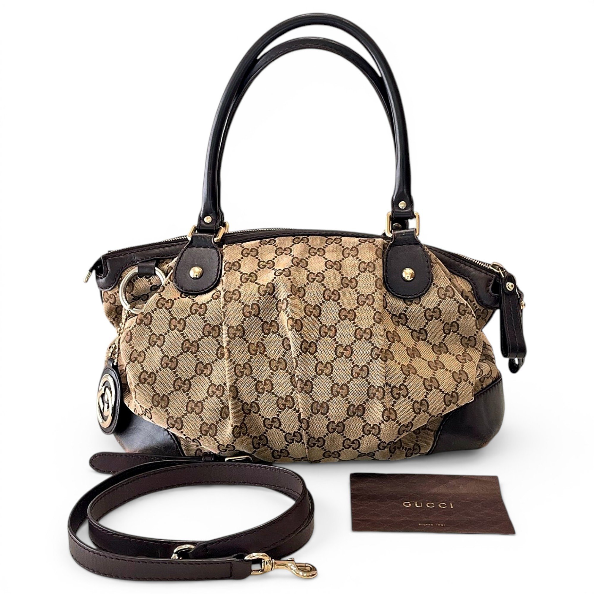 Leather handbag