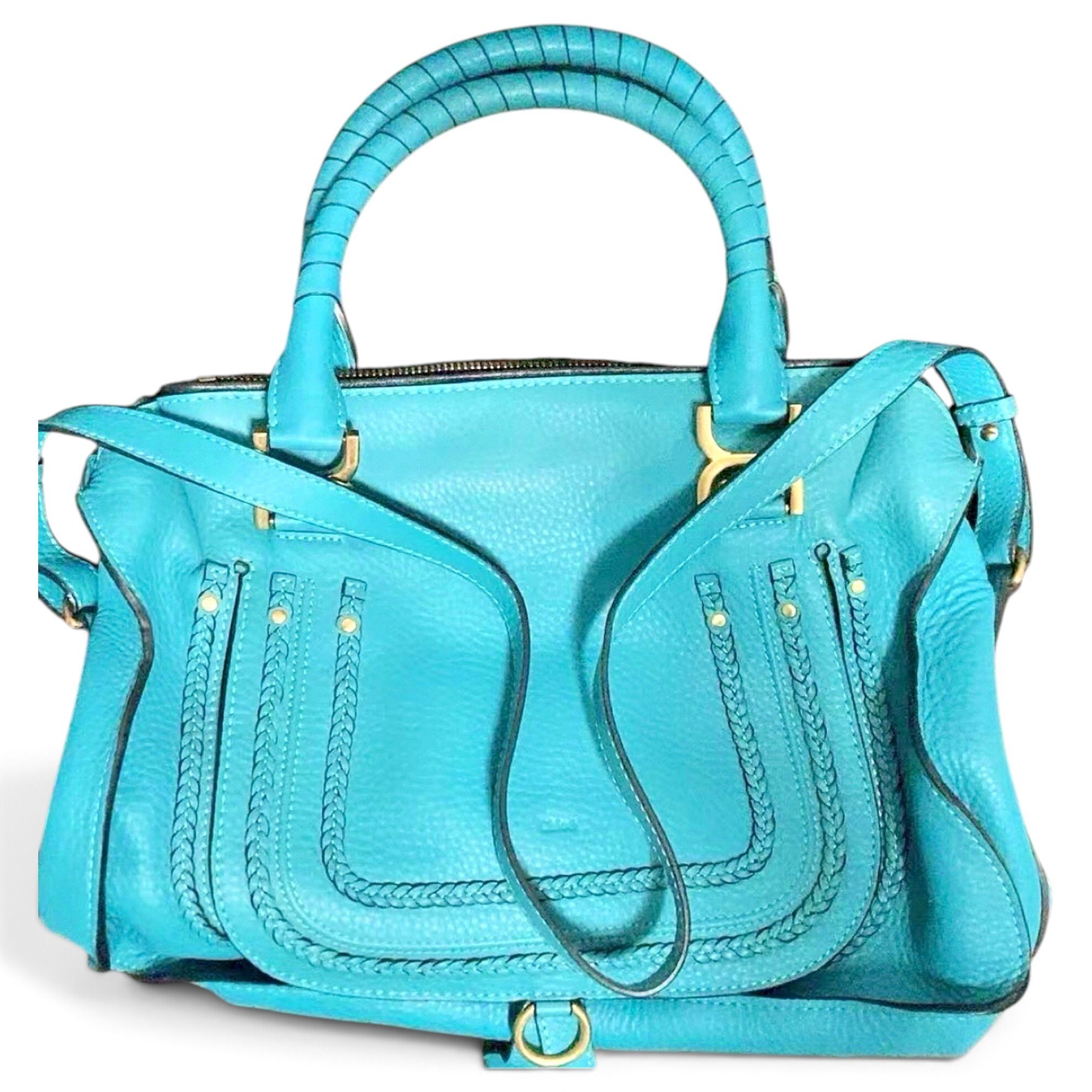 Marcie leather satchel