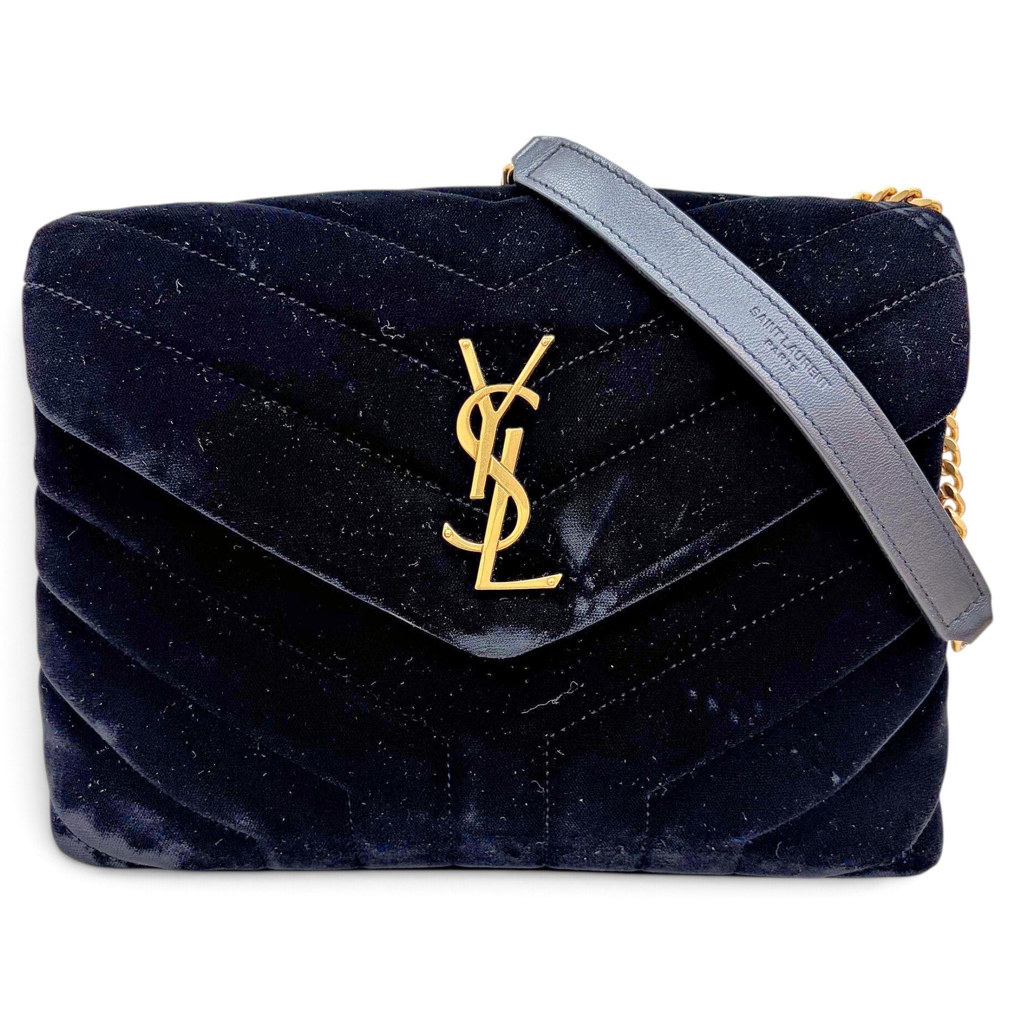 Loulou velvet handbag