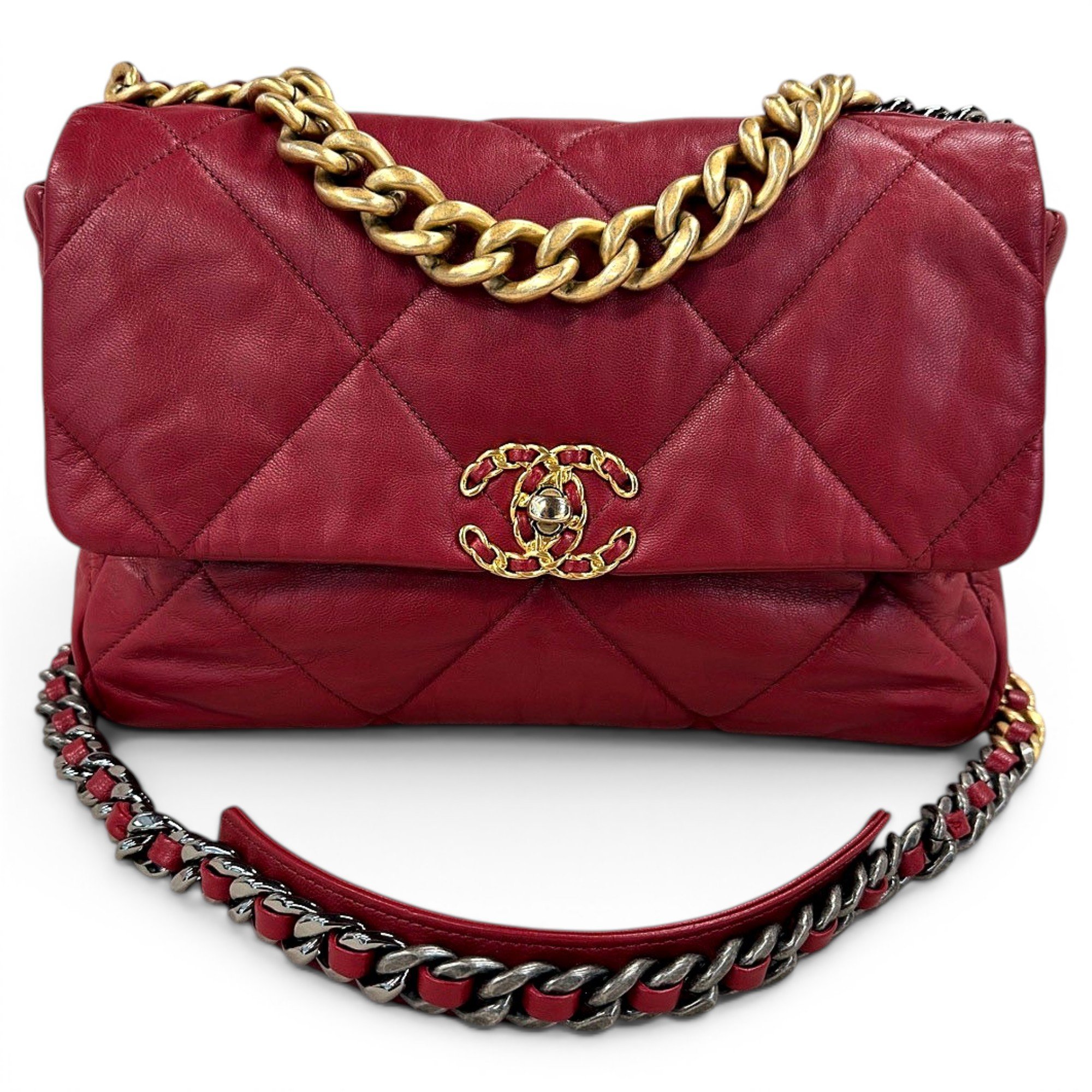 Chanel 19 leather handbag