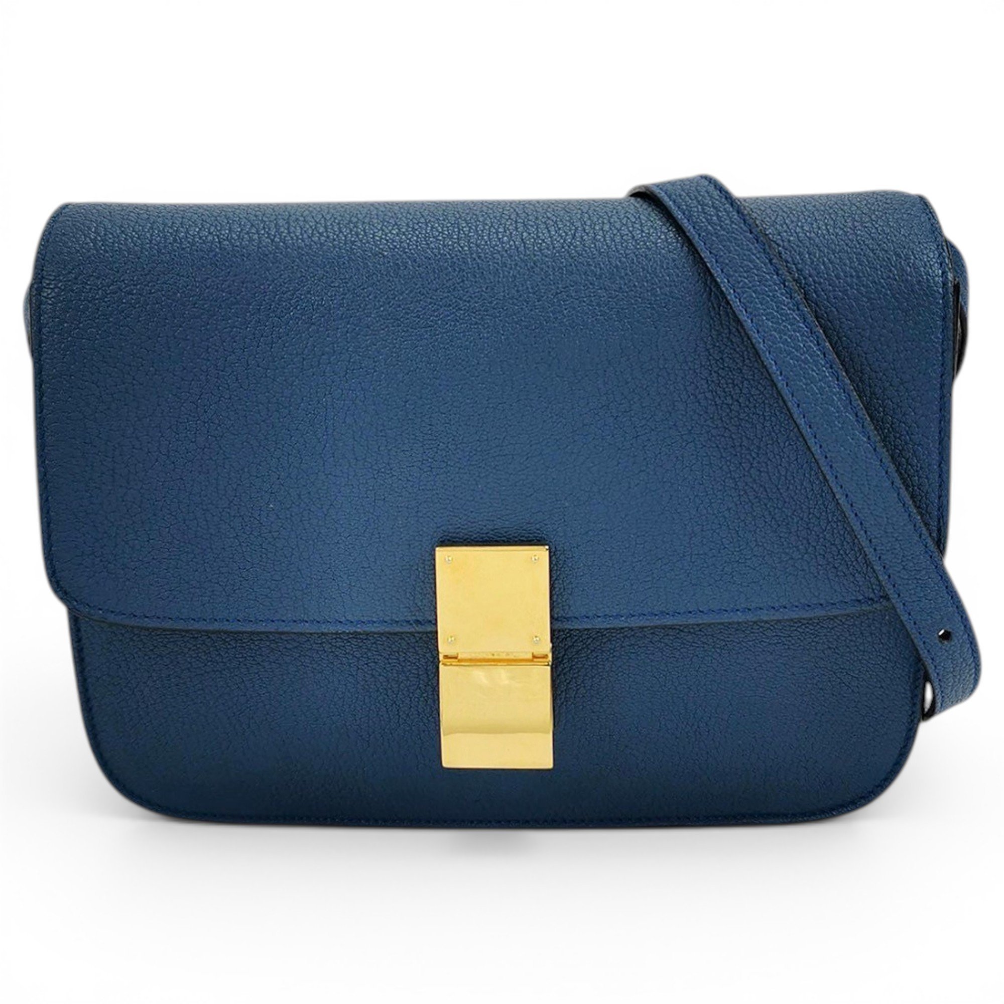 Classic leather crossbody bag