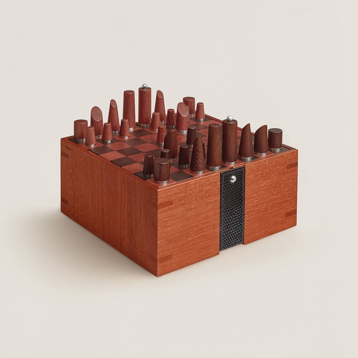 Indigo Samarcande Mini Chess Set