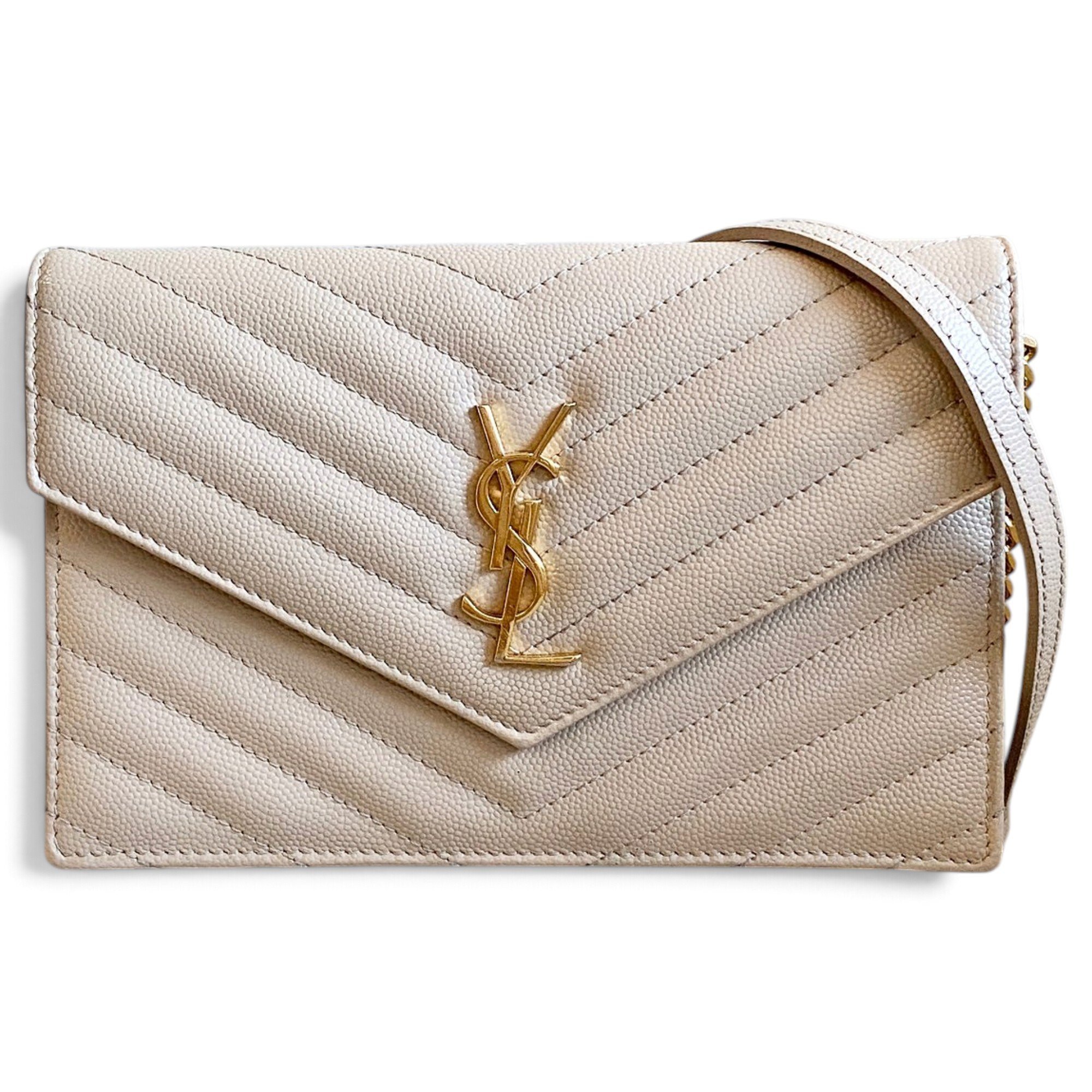 Portefeuille enveloppe leather crossbody bag