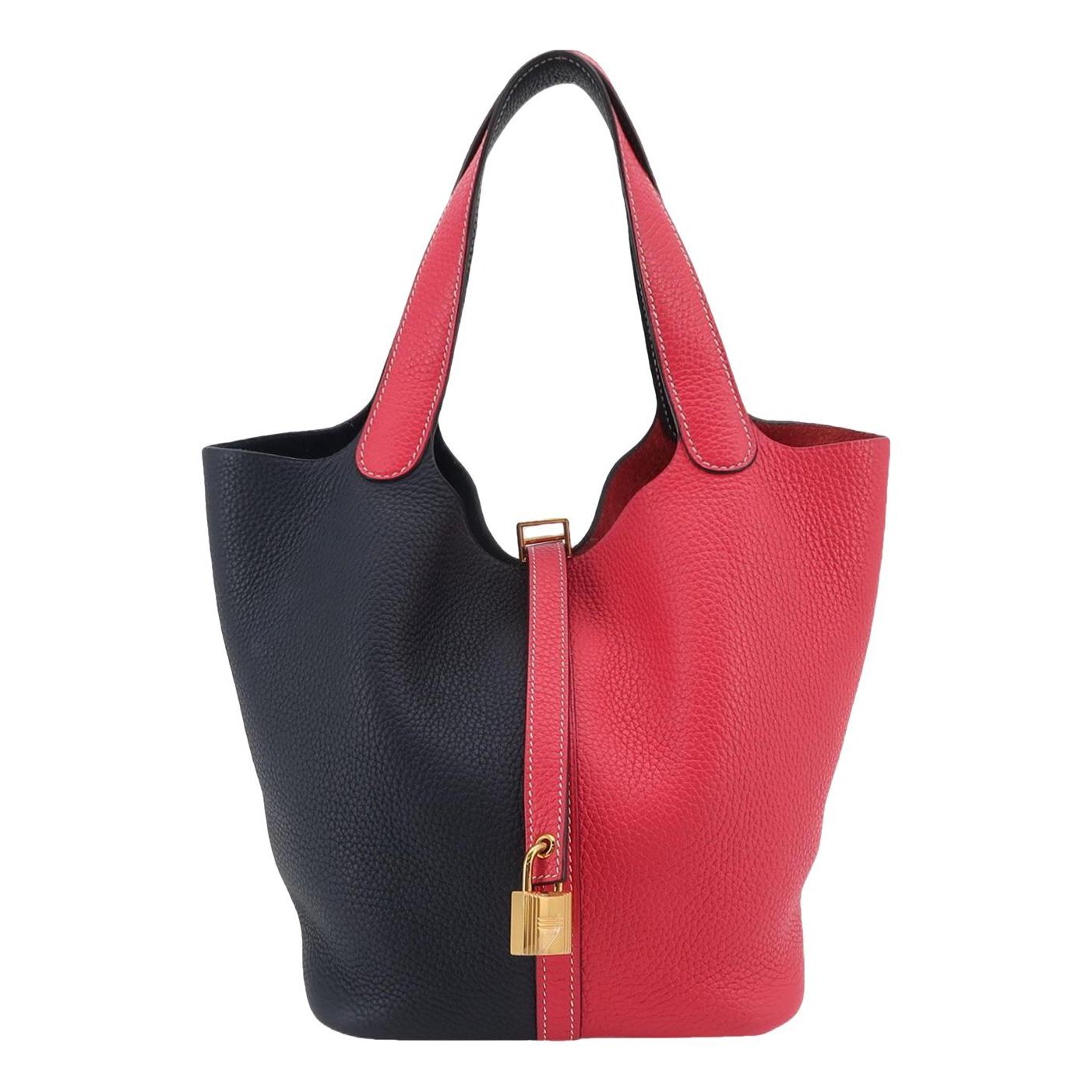 Picotin leather handbag