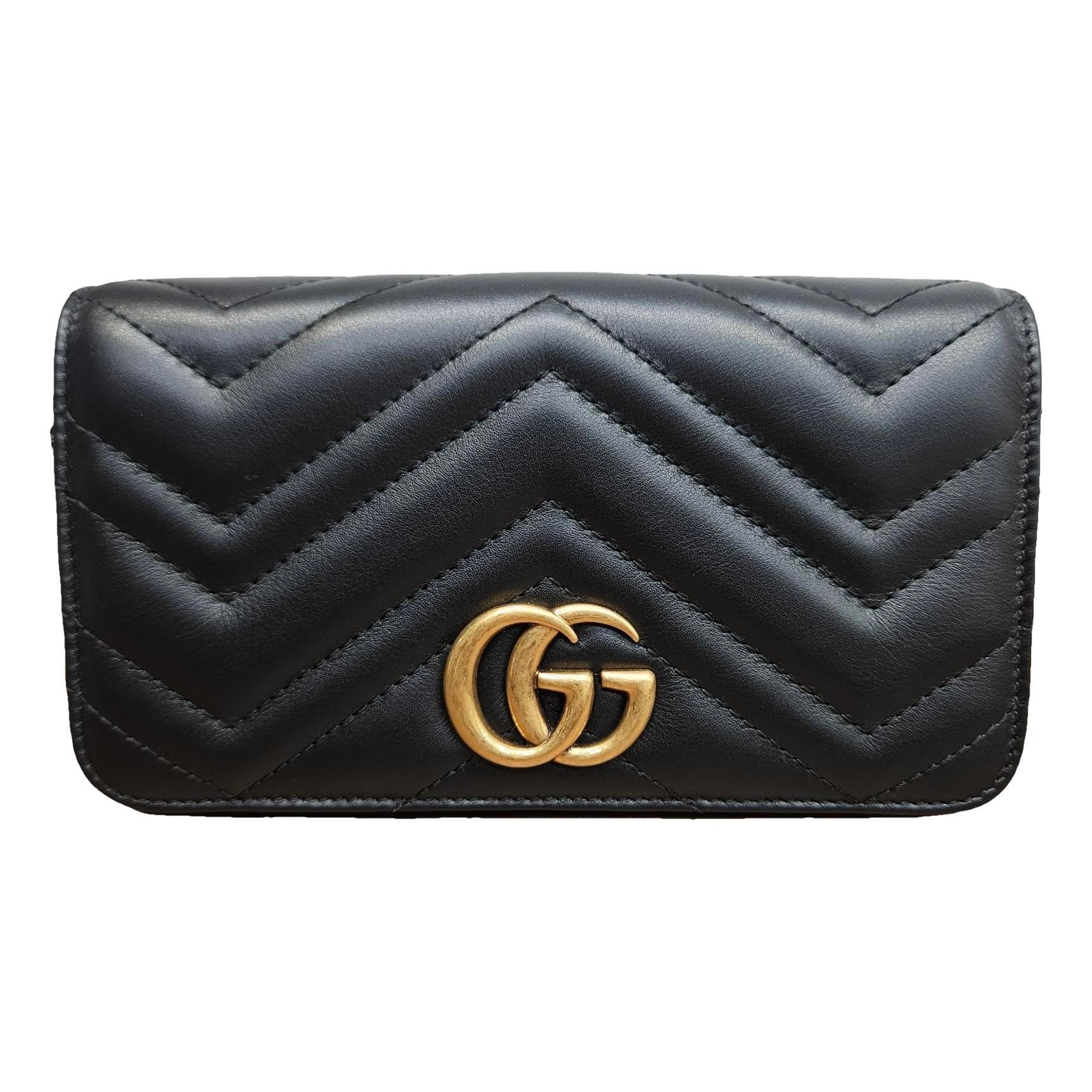 GG Marmont Chain Flap leather crossbody bag