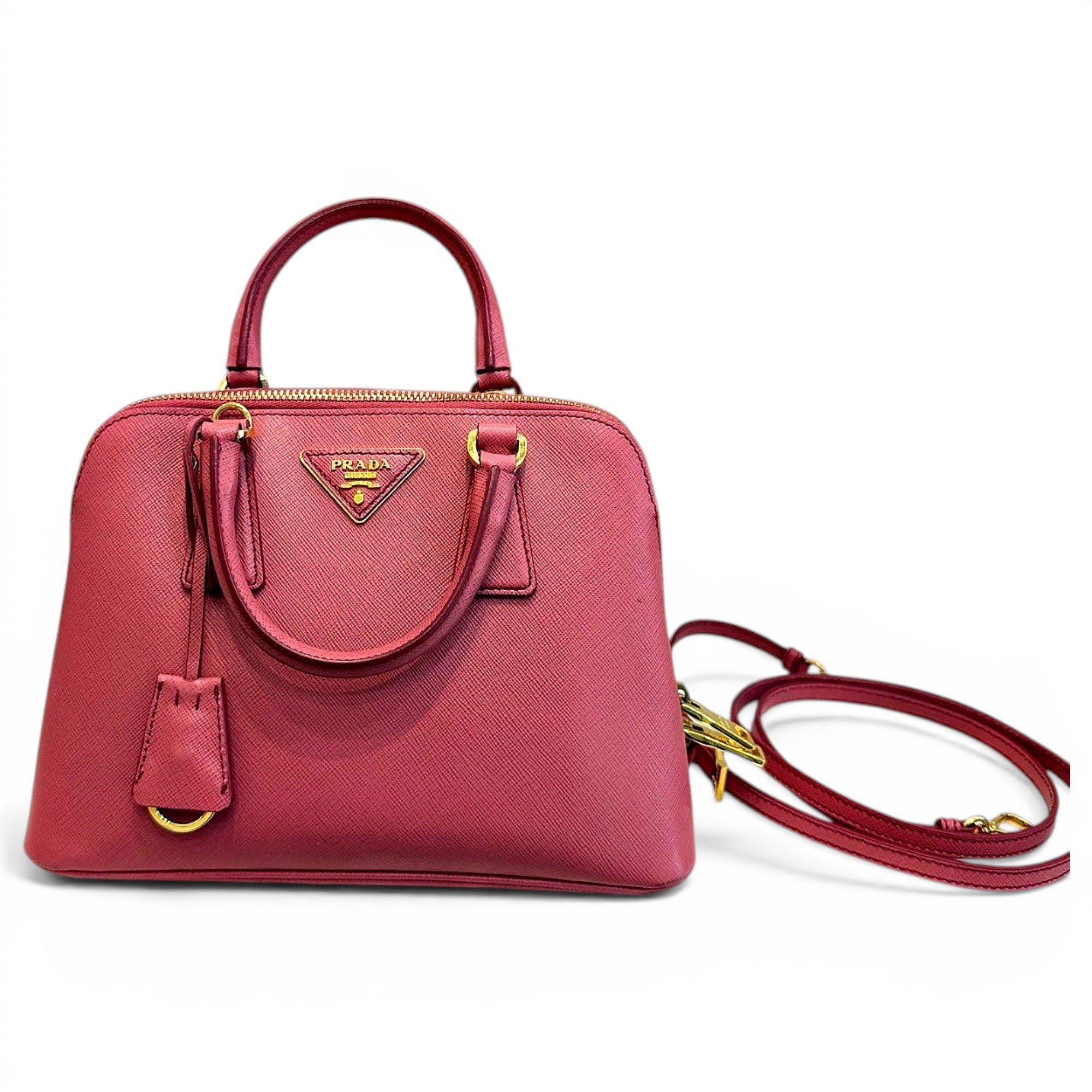 Promenade leather handbag