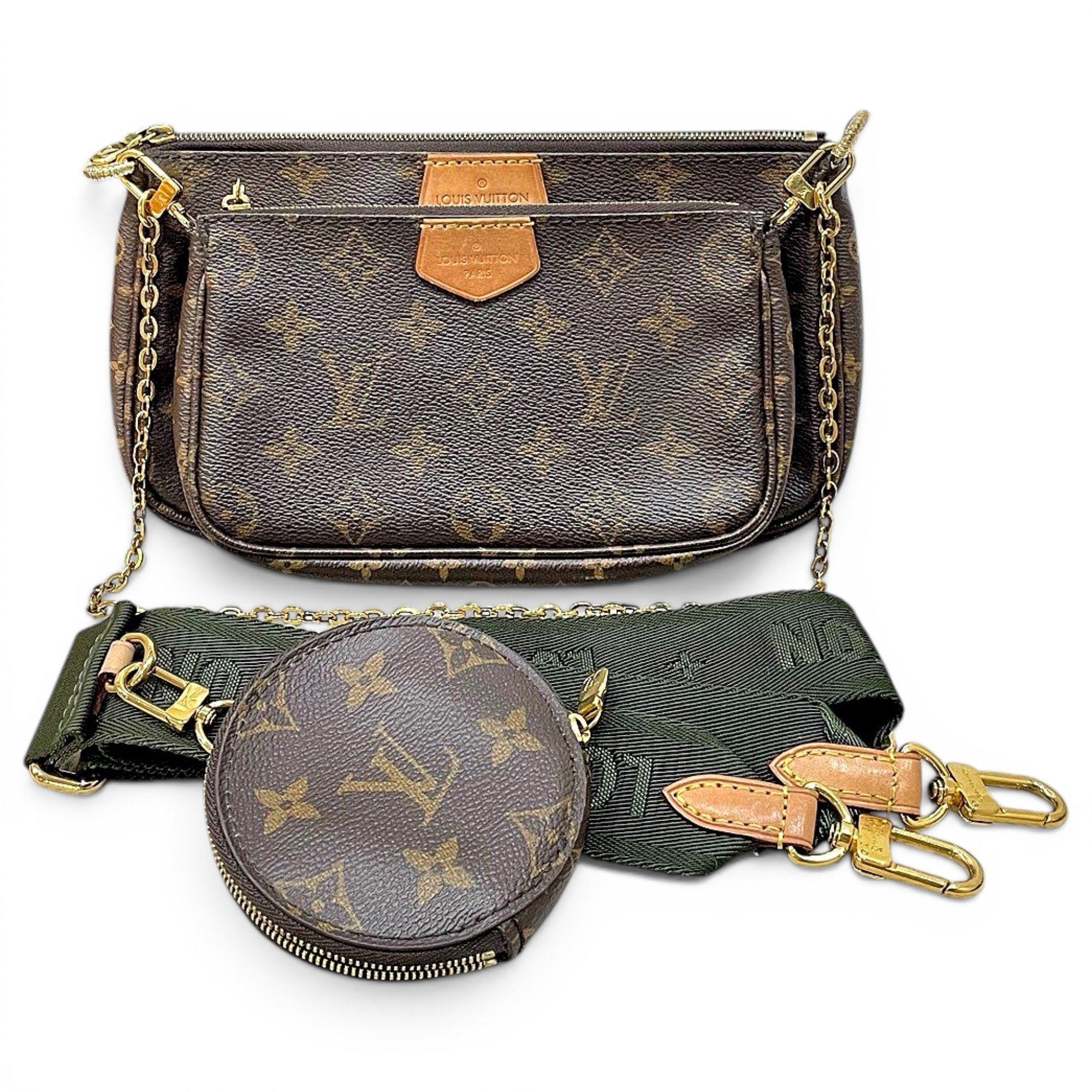 Multi Pochette Accessoires leather handbag